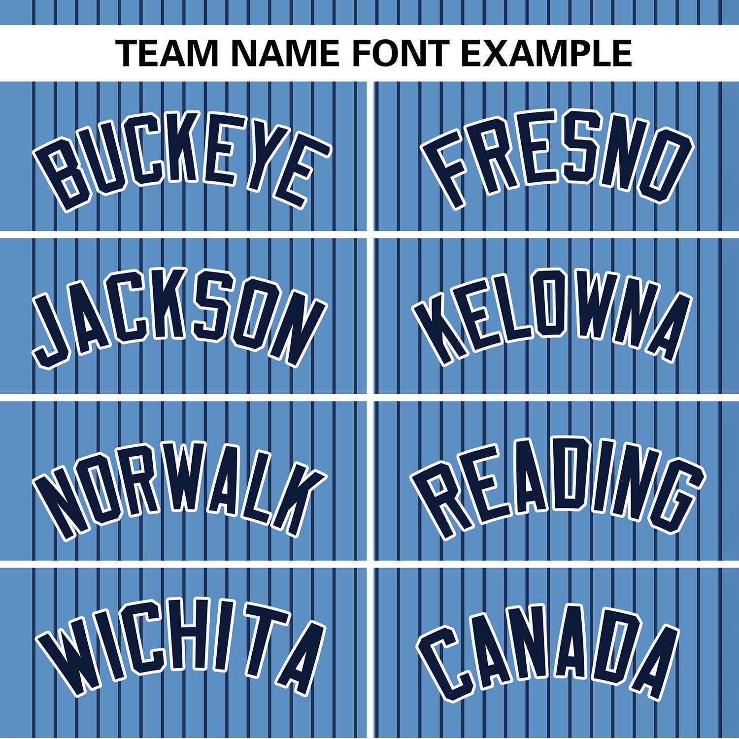 Custom Light Blue Navy Stripe Fashion Authentic Two-Button Softball Jersey