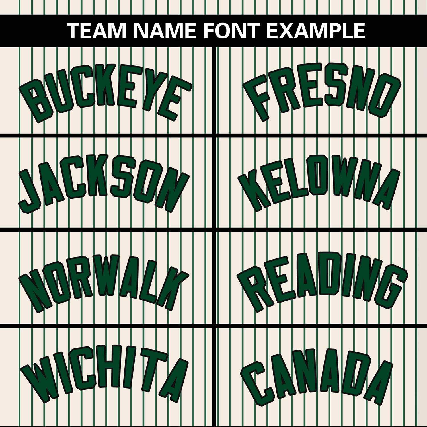 Custom Cream Green Stripe Fashion Authentic Two-Button Softball Jersey