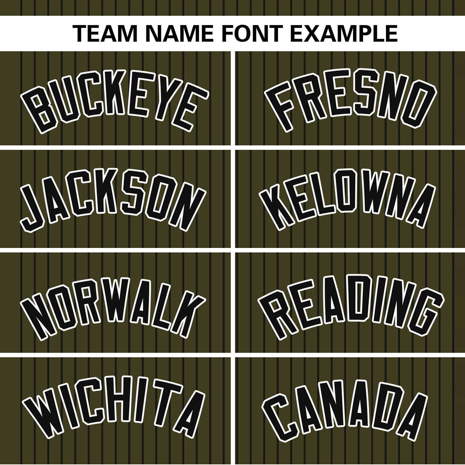 Custom Olive Black Stripe Fashion Authentic Two-Button Softball Jersey