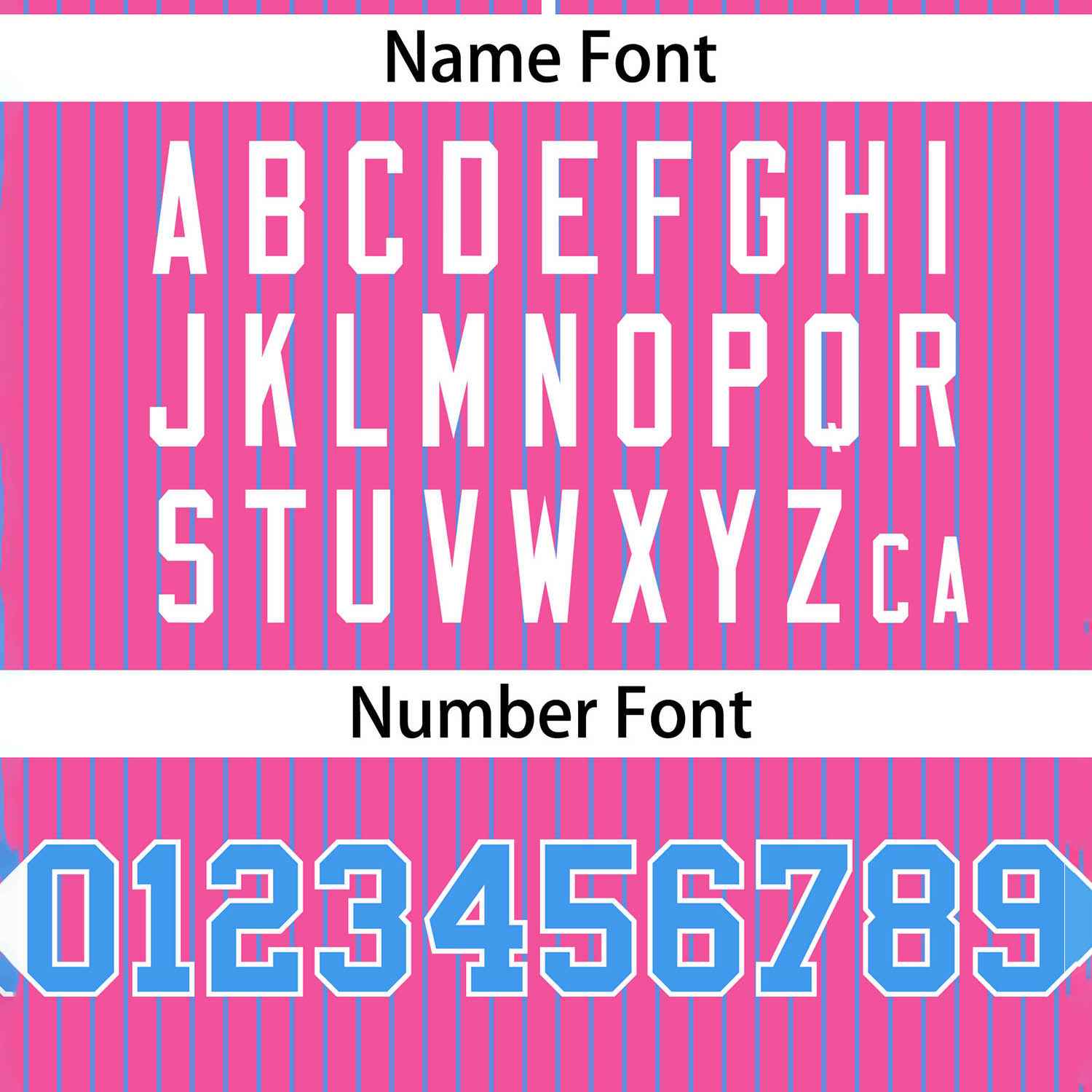 Custom Pink Powder Blue Stripe Fashion Authentic Two-Button Softball Jersey