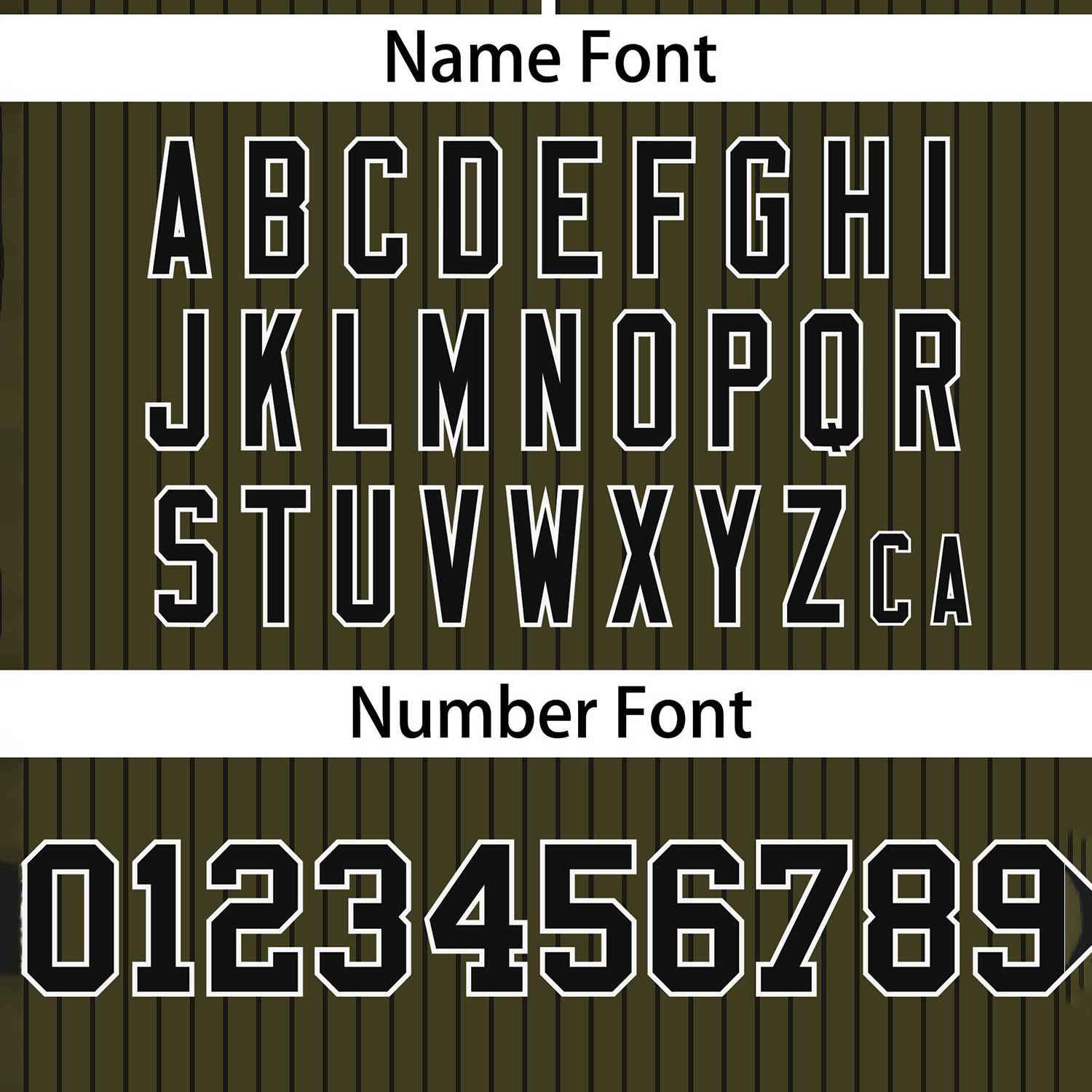 Custom Olive Black Stripe Fashion Authentic Two-Button Softball Jersey