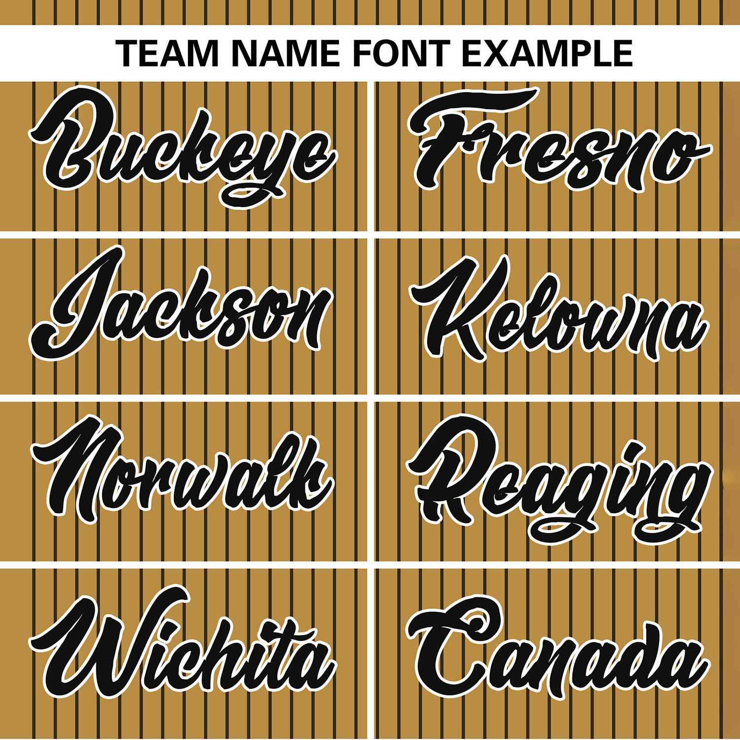 Custom Old Gold Black Stripe Fashion Authentic Two-Button Softball Jersey