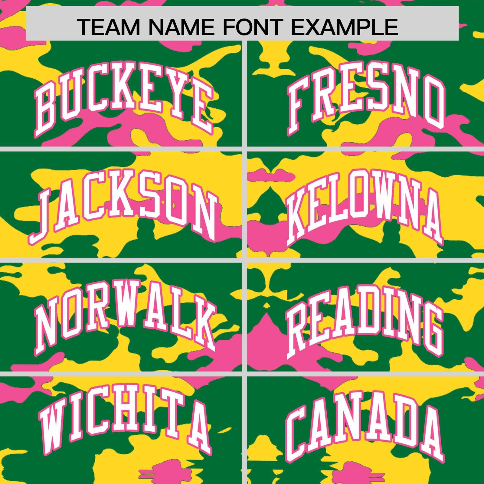 Custom Kelly Green Gold and Pink Camo Fashion Authentic Sleeveless Baseball Jersey