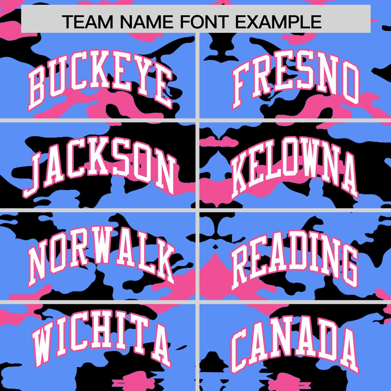 Custom Powder Blue Black and Pink Camo Fashion Authentic Sleeveless Baseball Jersey