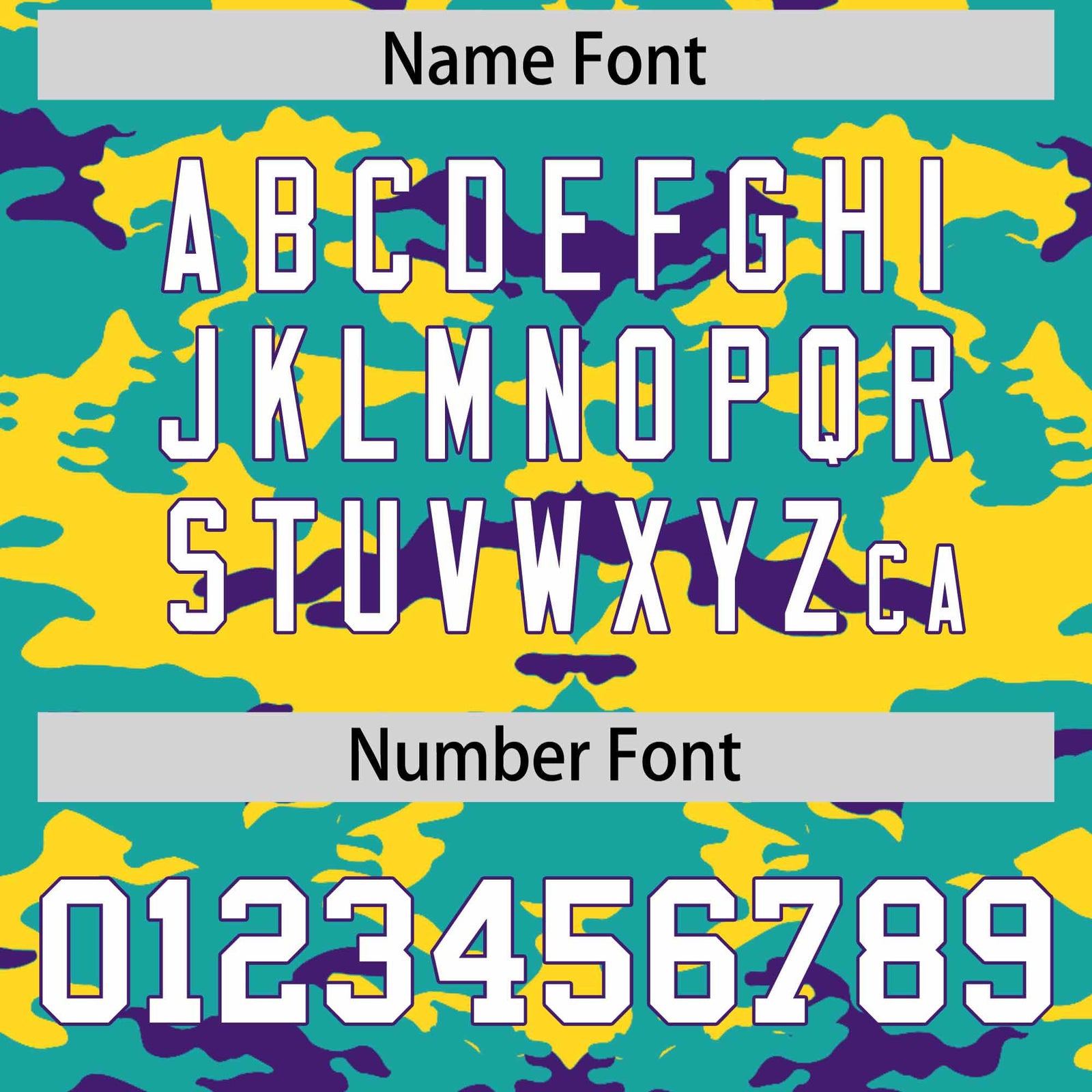 Custom Bright Green Gold and Purple Camo Fashion Authentic Sleeveless Baseball Jersey