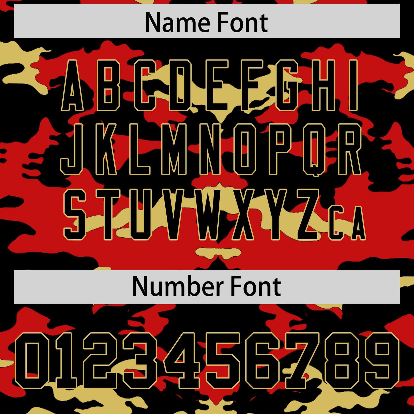 Custom Black Red and Old Gold Camo Fashion Authentic Sleeveless Baseball Jersey