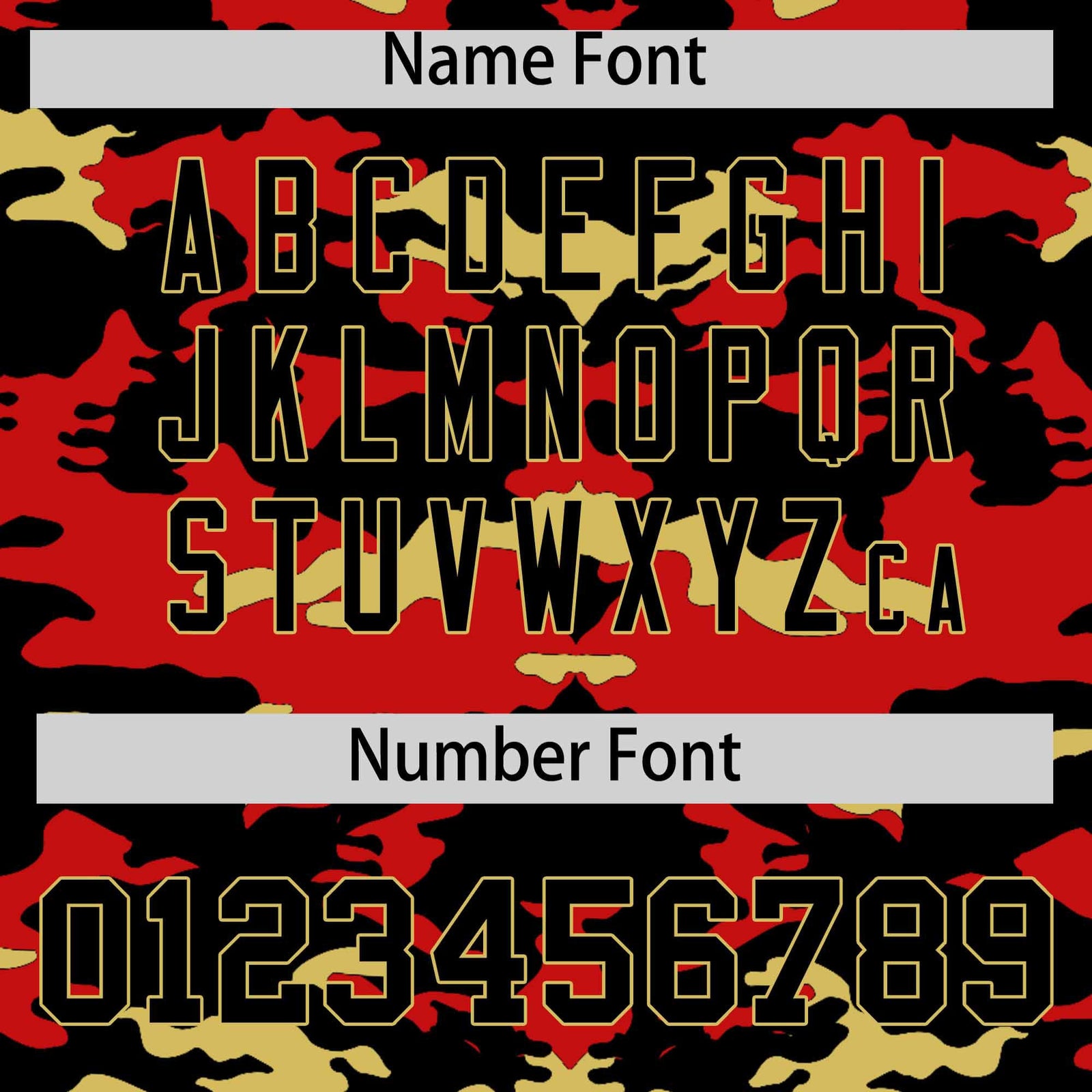 Custom Black Red and Old Gold Camo Fashion Authentic Sleeveless Baseball Jersey