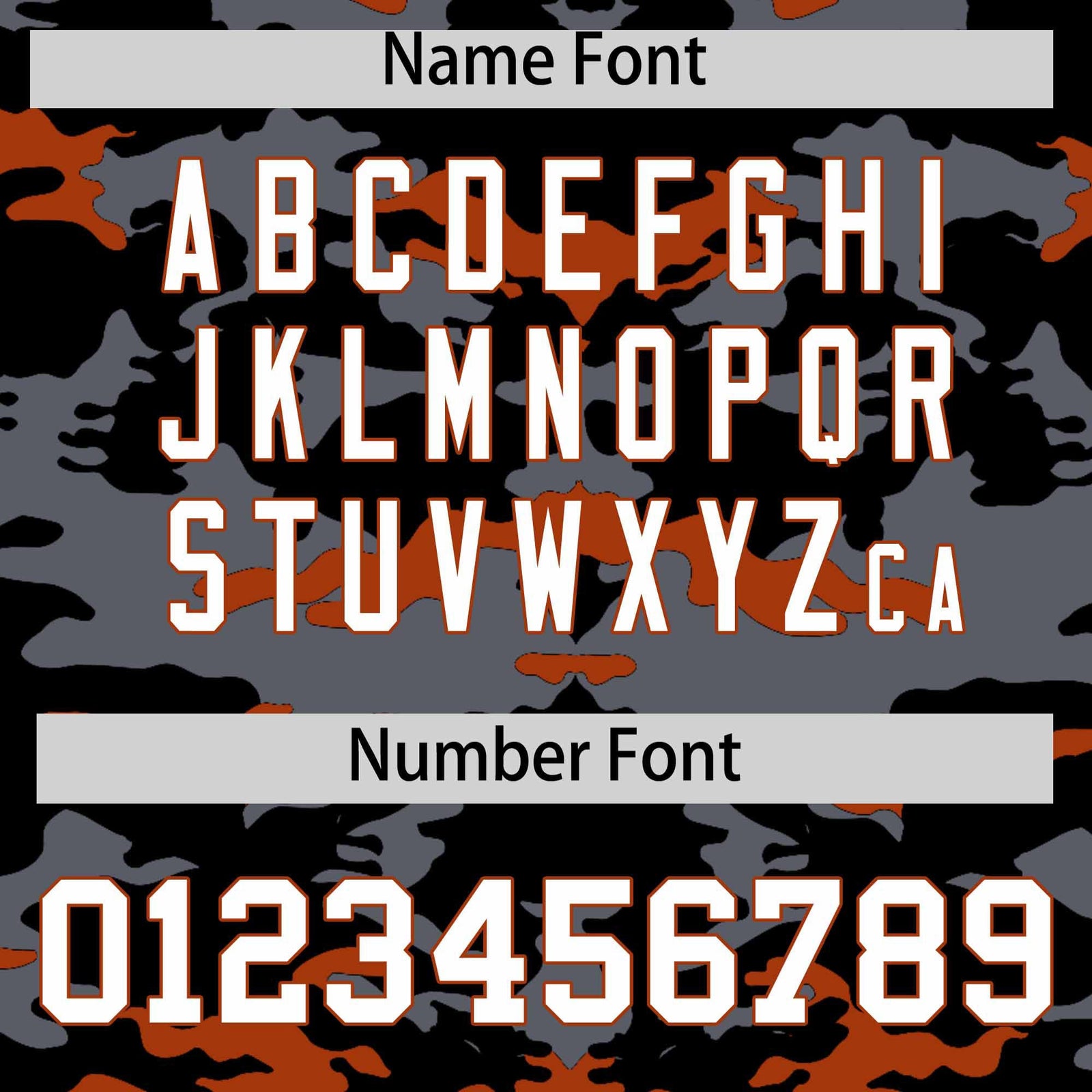 Custom Black Gray and Texas Orange Camo Fashion Authentic Sleeveless Baseball Jersey