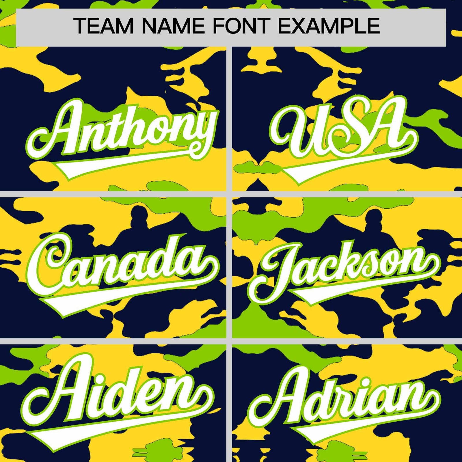 Custom Navy Gold and Neon Green Camo Fashion Authentic Sleeveless Baseball Jersey