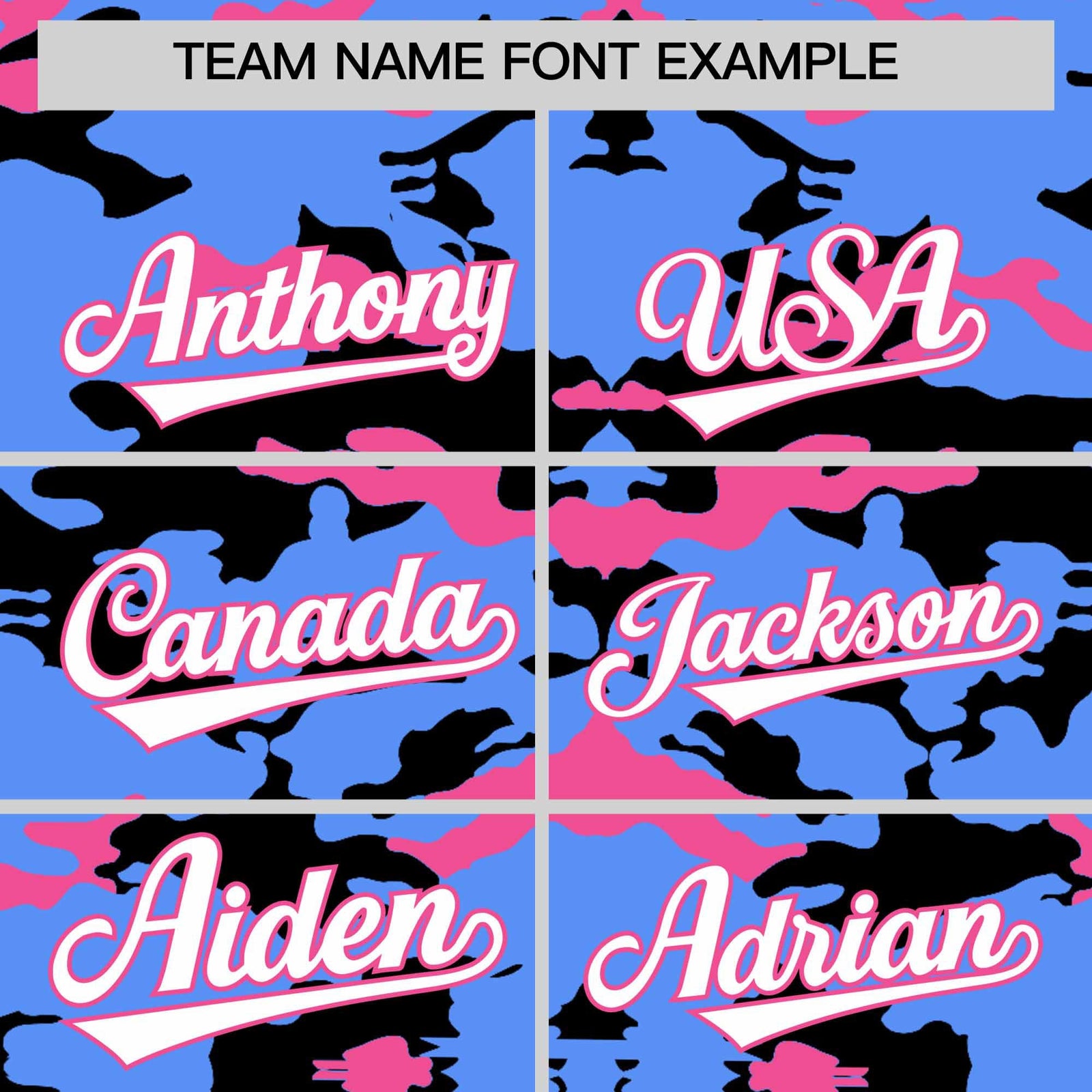 Custom Powder Blue Black and Pink Camo Fashion Authentic Sleeveless Baseball Jersey