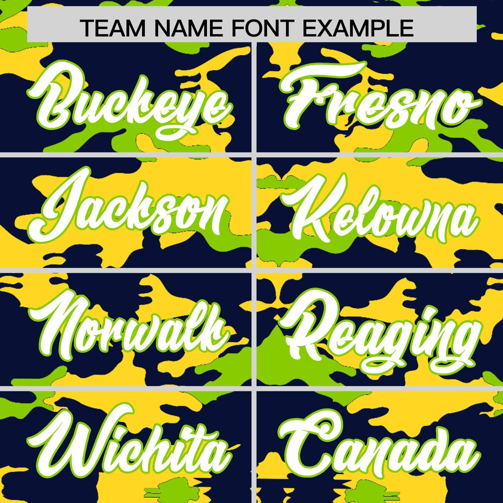 Custom Navy Gold and Neon Green Camo Fashion Authentic Sleeveless Baseball Jersey
