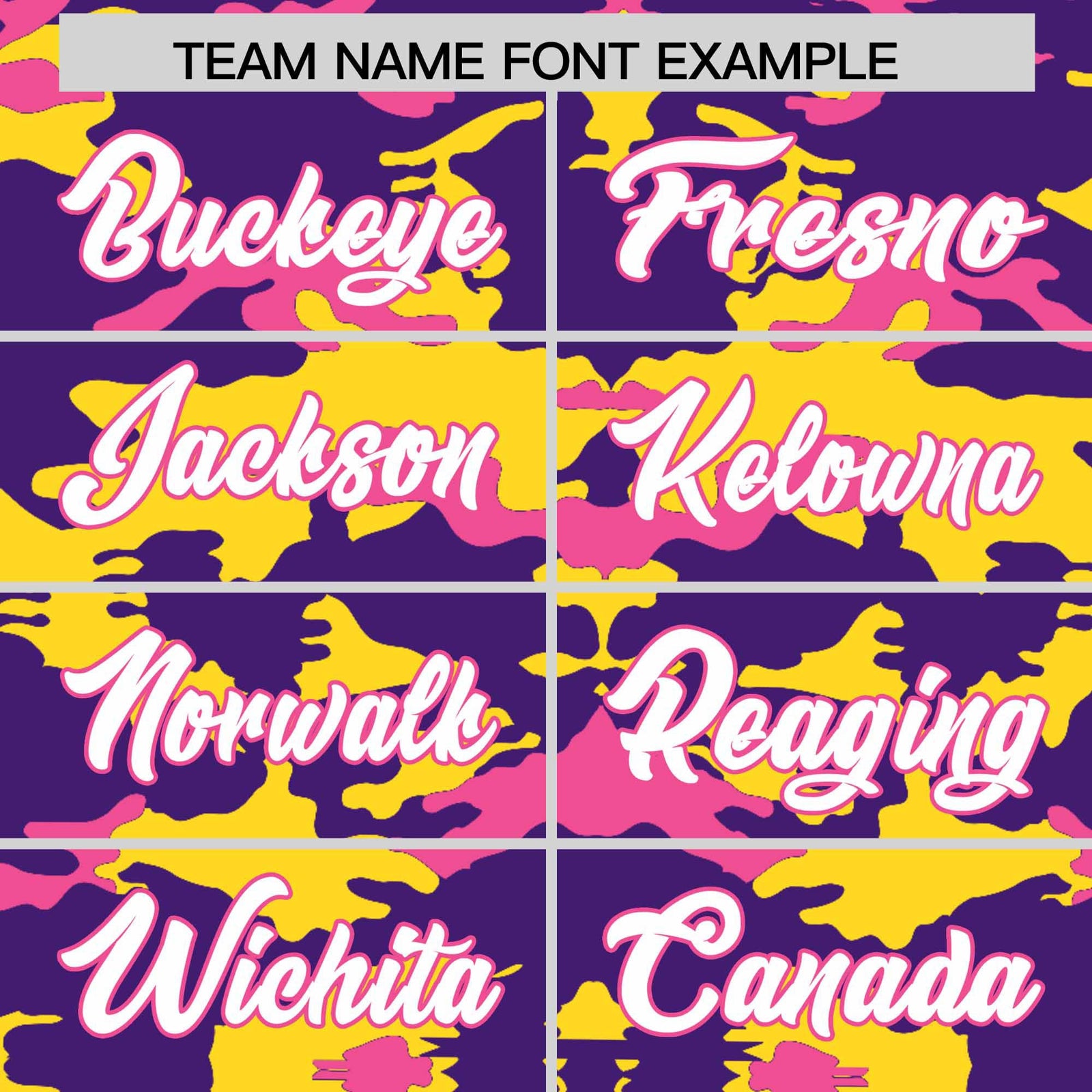 Custom Purple Gold and Pink Camo Fashion Authentic Sleeveless Baseball Jersey