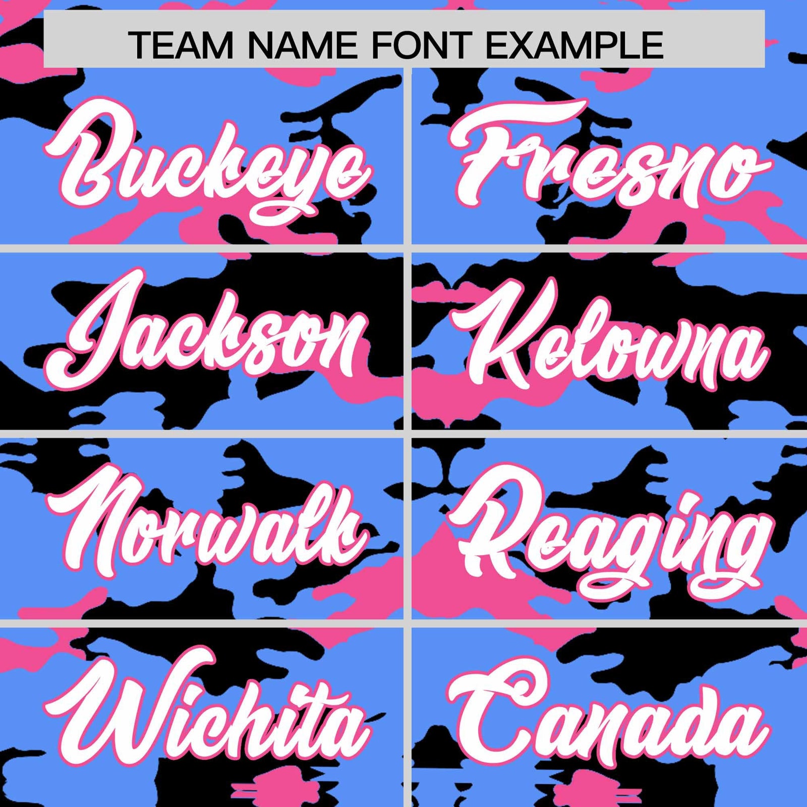 Custom Powder Blue Black and Pink Camo Fashion Authentic Sleeveless Baseball Jersey