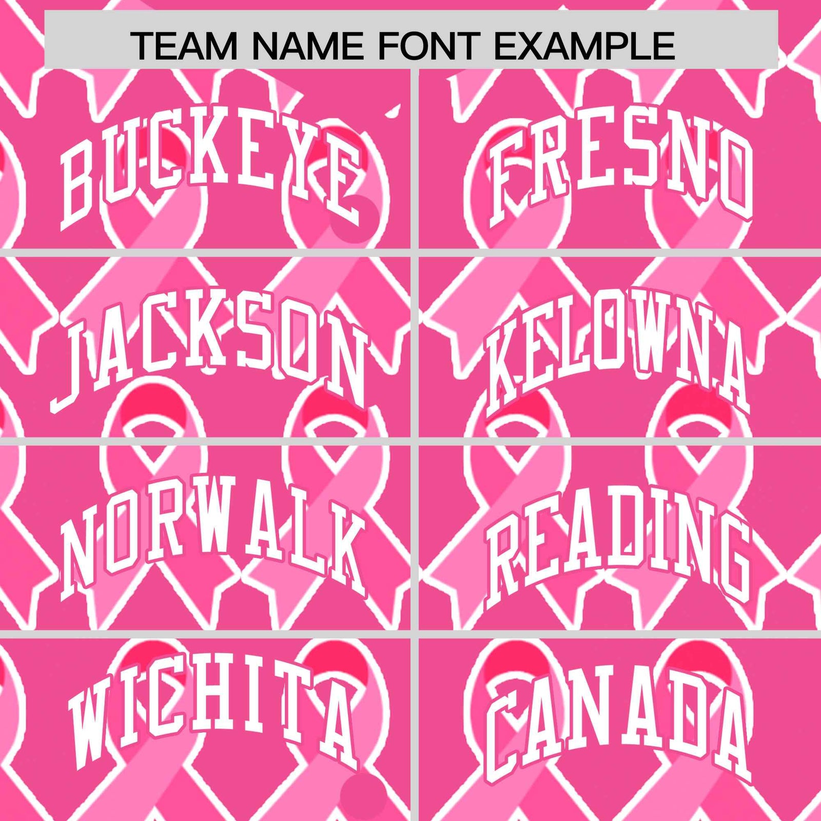 Custom Pink White Breast Cancer Awareness Month Pink Ribbon Authentic Baseball Jersey for Women