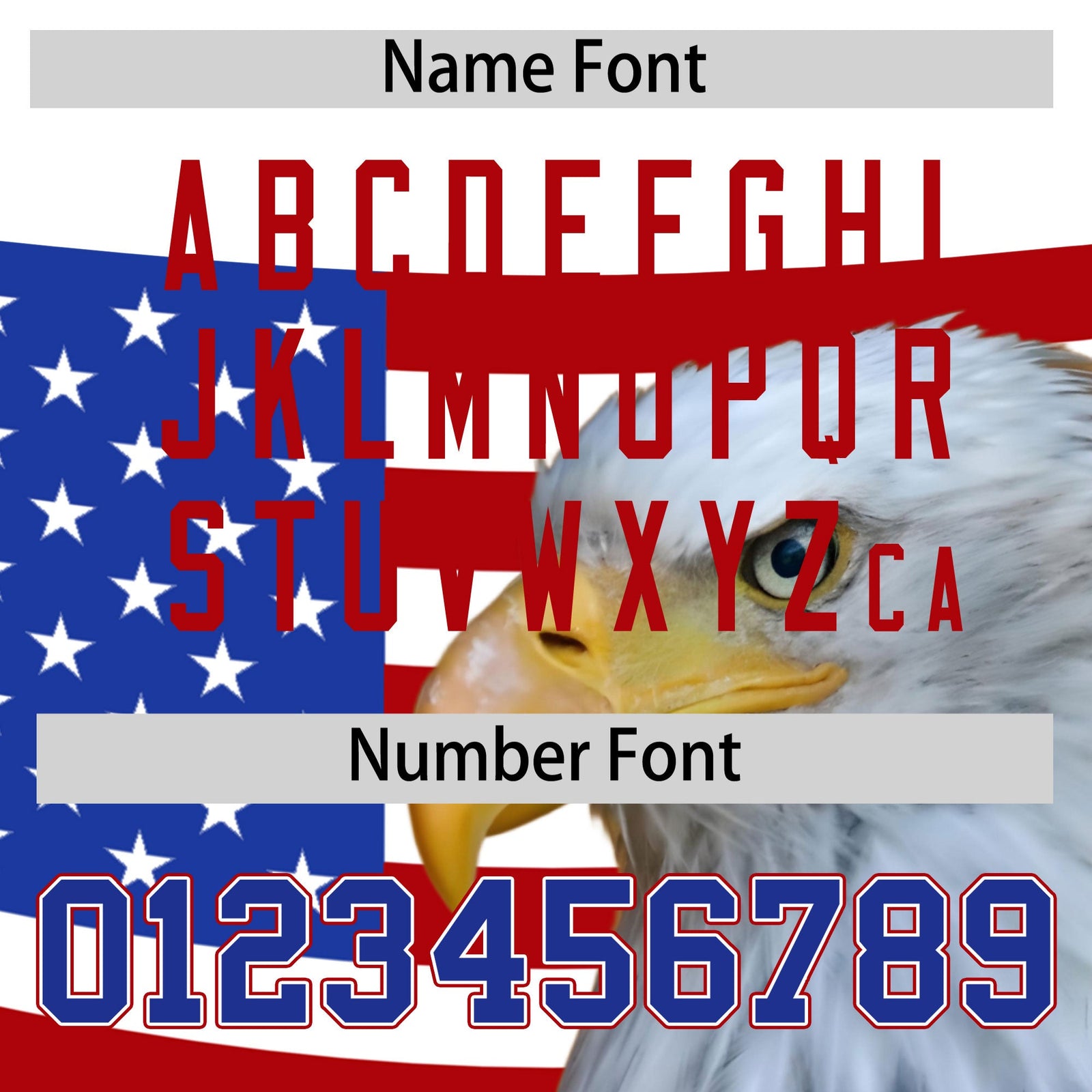Custom White Independence Day American Flag Waterproof Jacket| KXKSHOP