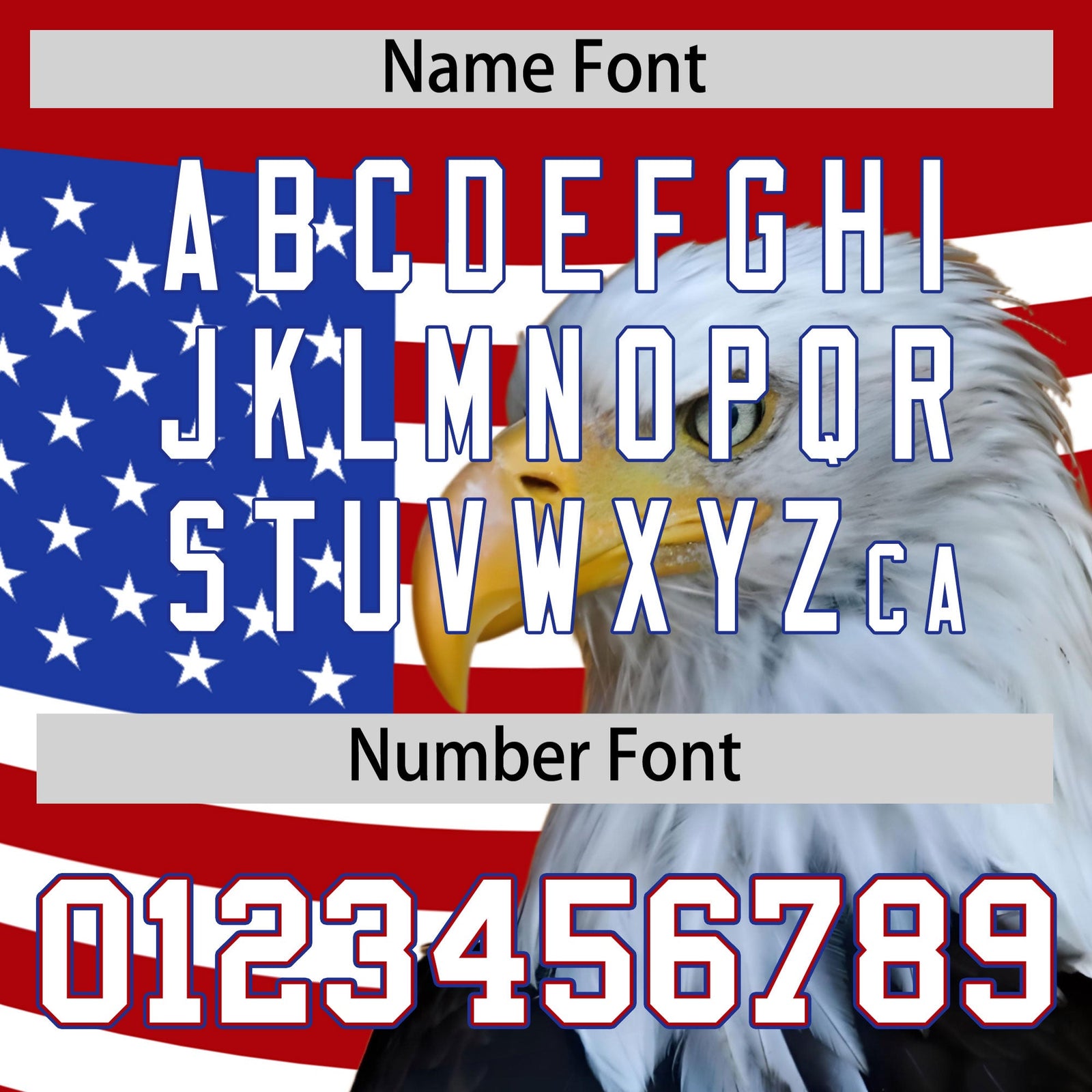 Custom Red White Independence Day American Flag Waterproof Jacket| KXKSHOP