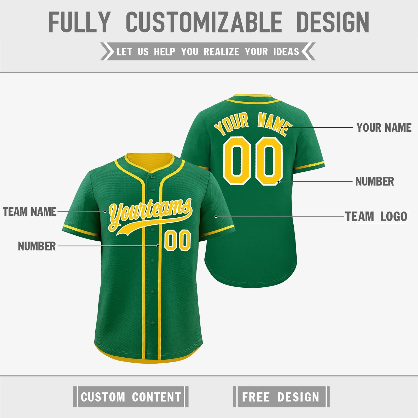 Custom Gold White Reversible Classic Style Lightweight Baseball Jersey| KXKSHOP