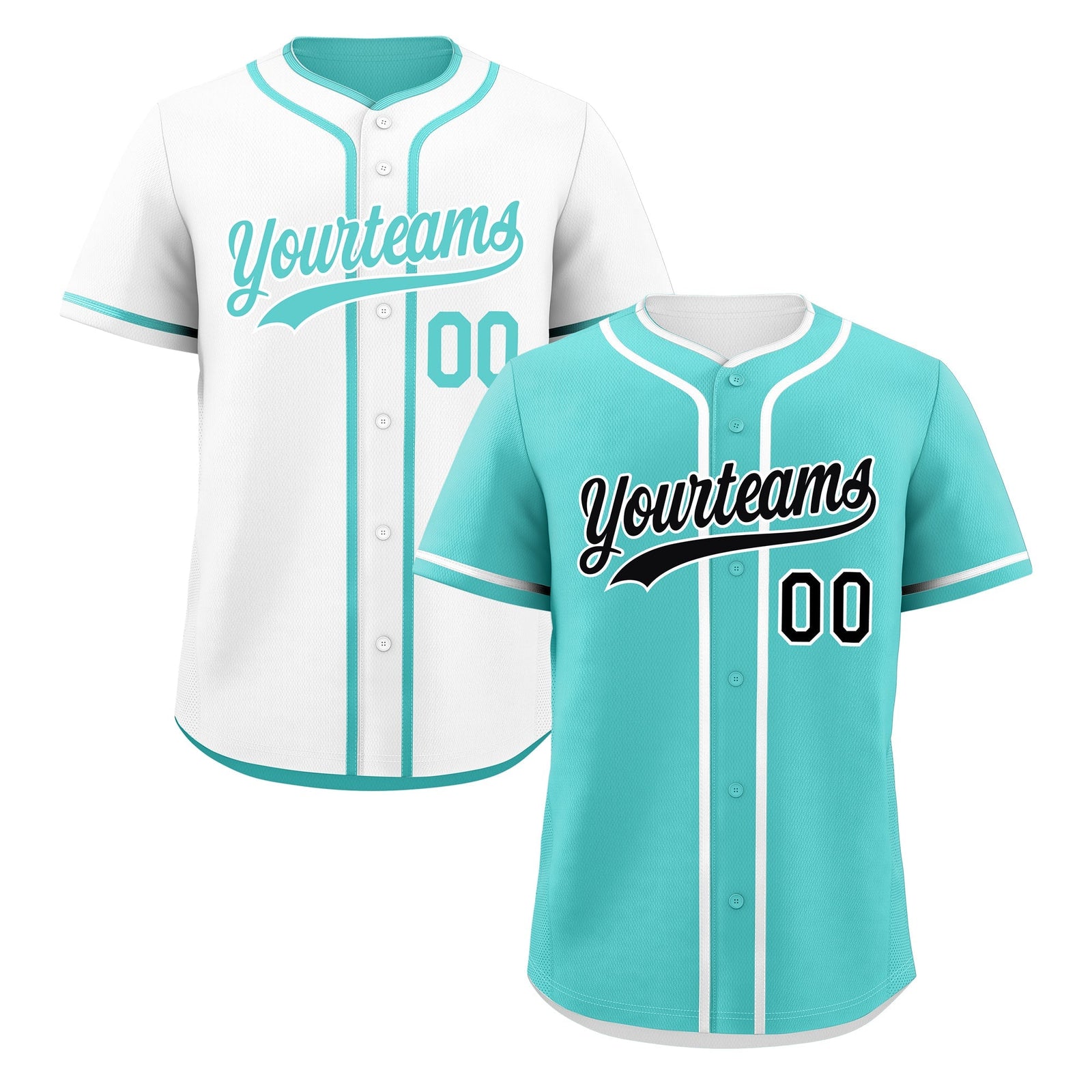 Custom Black White Reversible Classic Style Moisture-Wicking Baseball Jersey| KXKSHOP