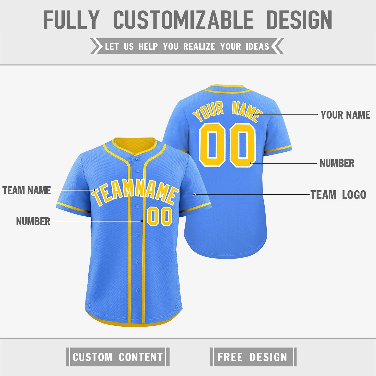 Custom Gold White Reversible Classic Style Lightweight Baseball Jersey| KXKSHOP