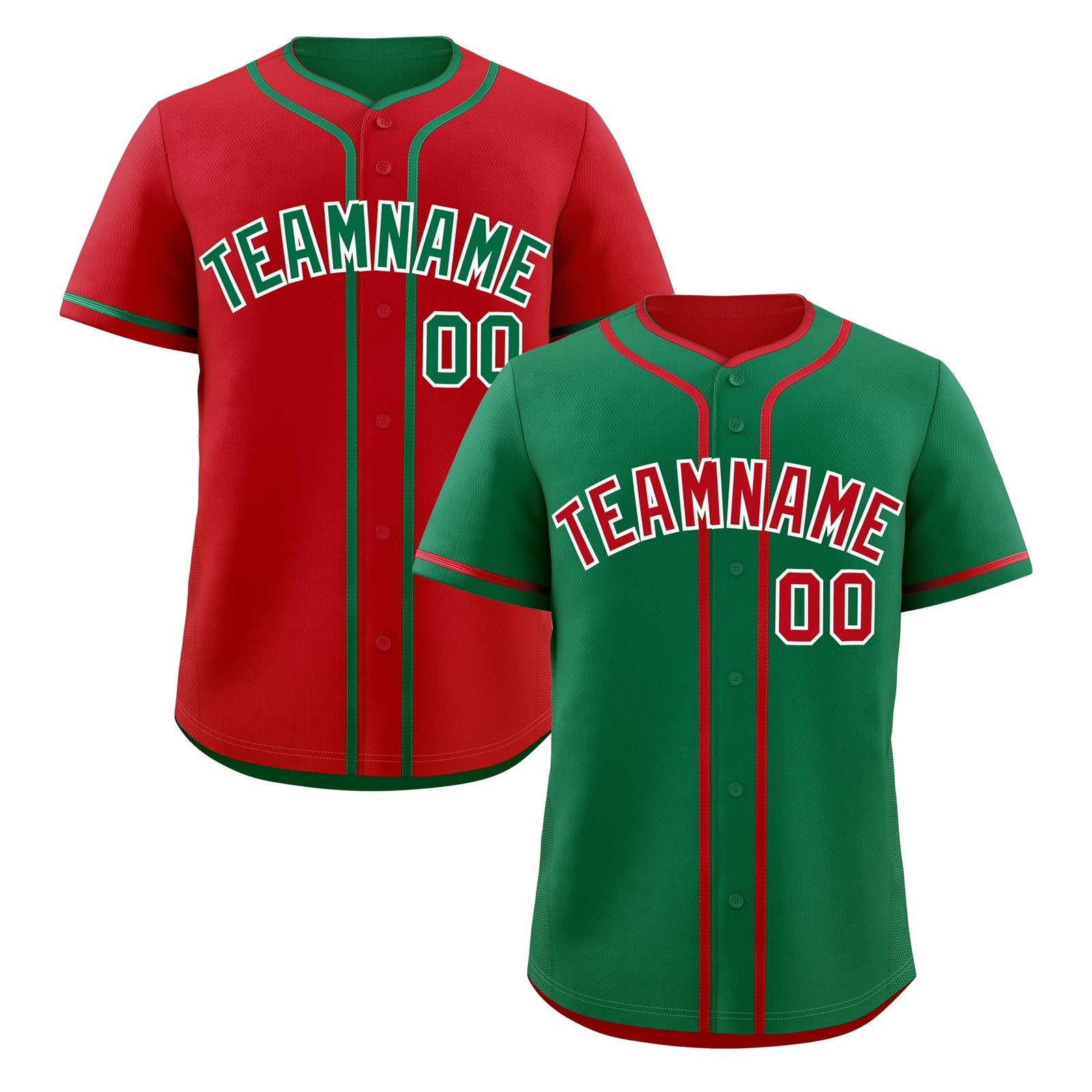 Custom Red White Reversible Classic Style Moisture-Wicking Baseball Jersey| KXKSHOP