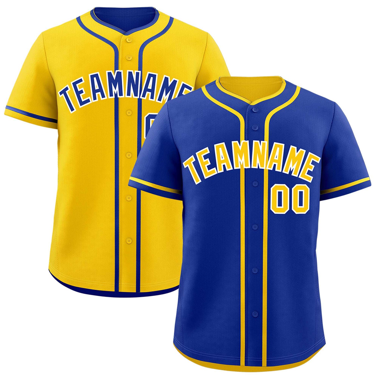 Custom Gold White Reversible Classic Style Lightweight Baseball Jersey| KXKSHOP