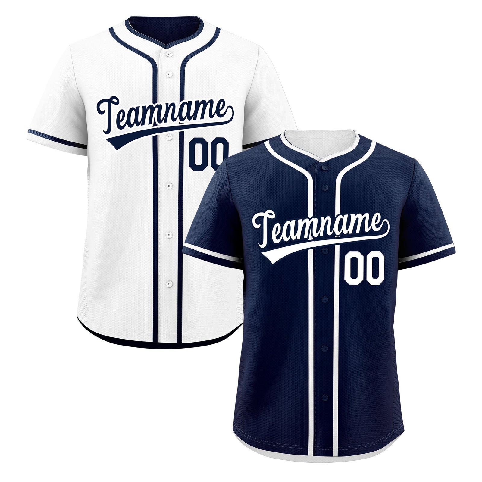 Custom White Reversible Classic Style Lightweight Baseball Jersey| KXKSHOP