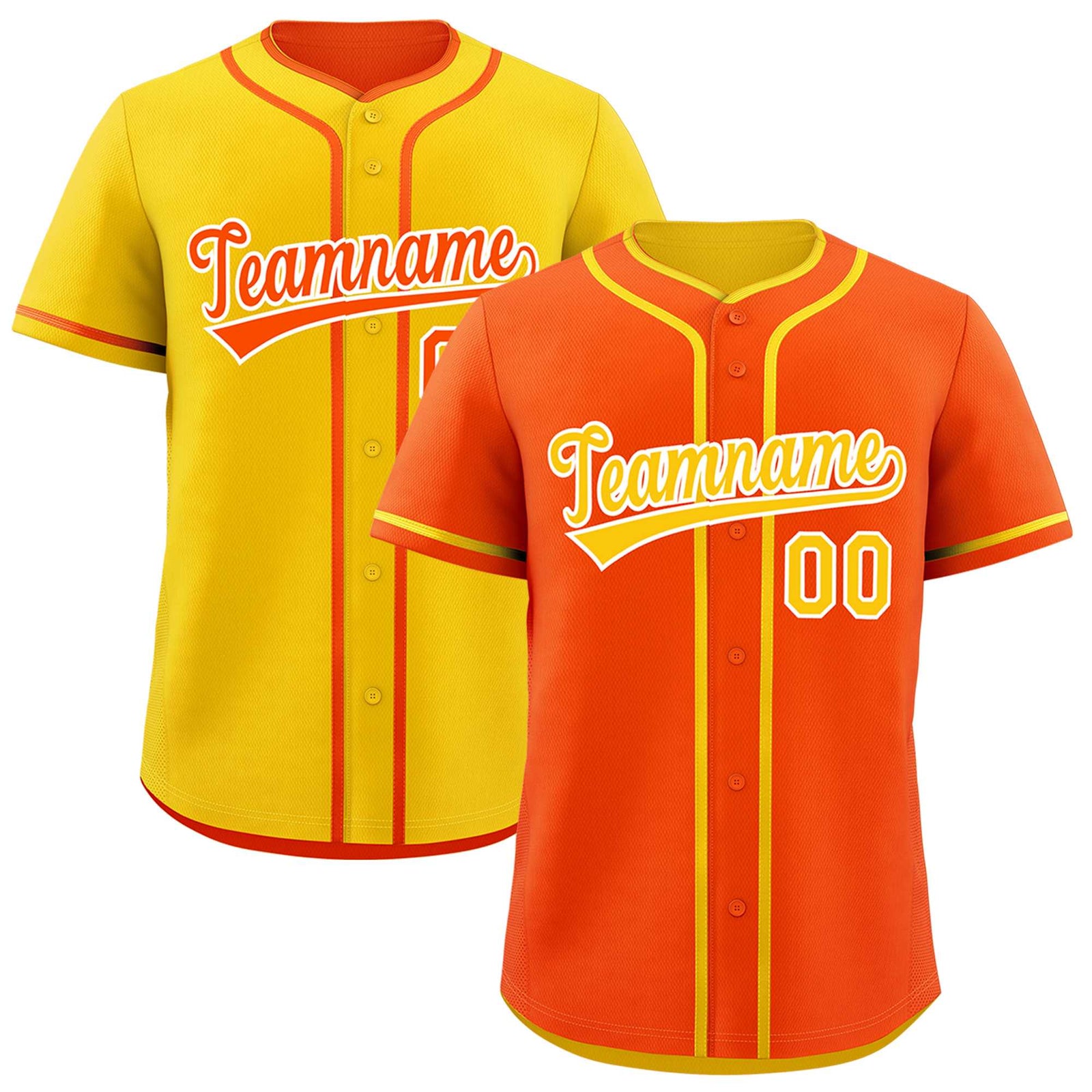 Custom Gold White Reversible Classic Style Moisture-Wicking Baseball Jersey| KXKSHOP