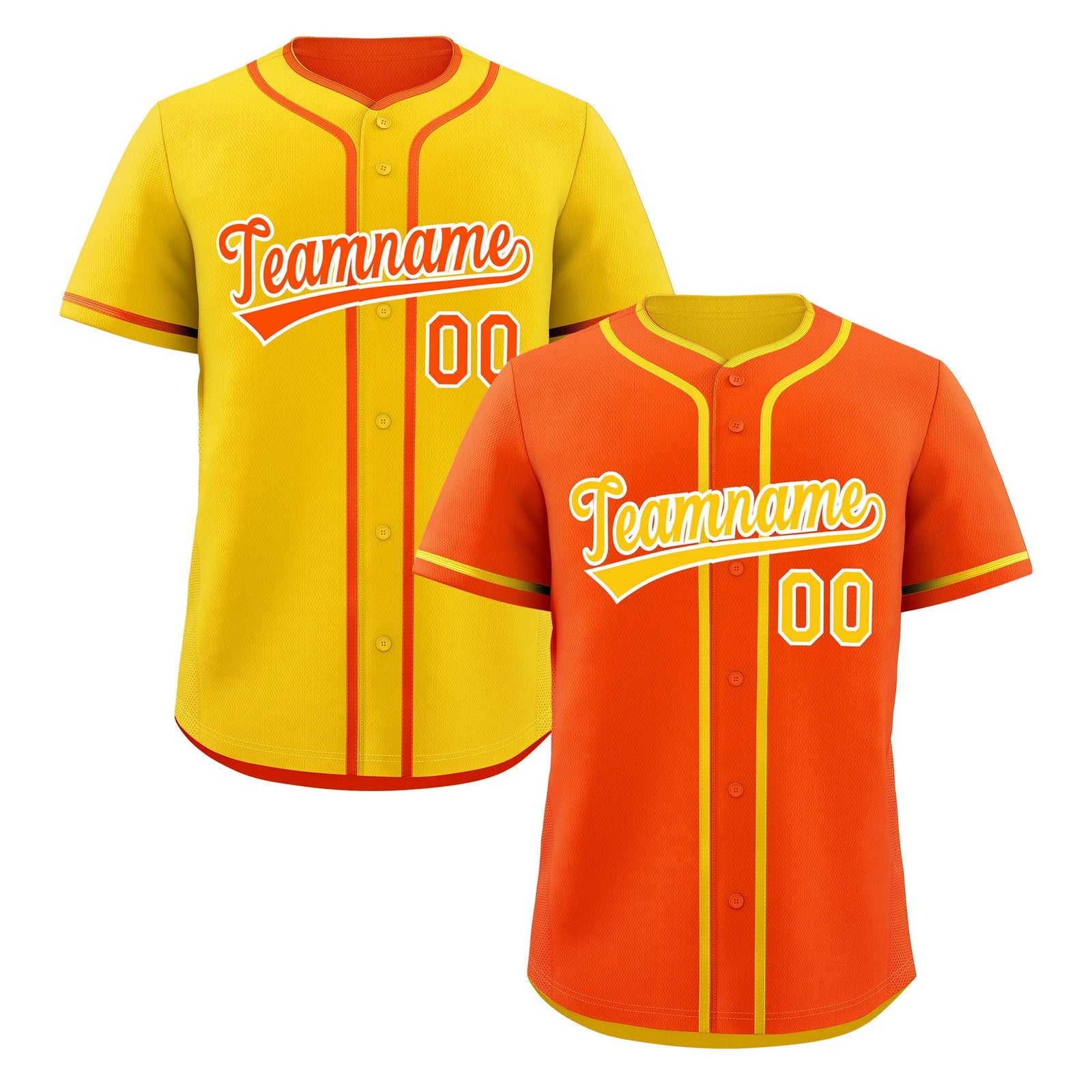Custom Gold White Reversible Classic Style Moisture-Wicking Baseball Jersey| KXKSHOP