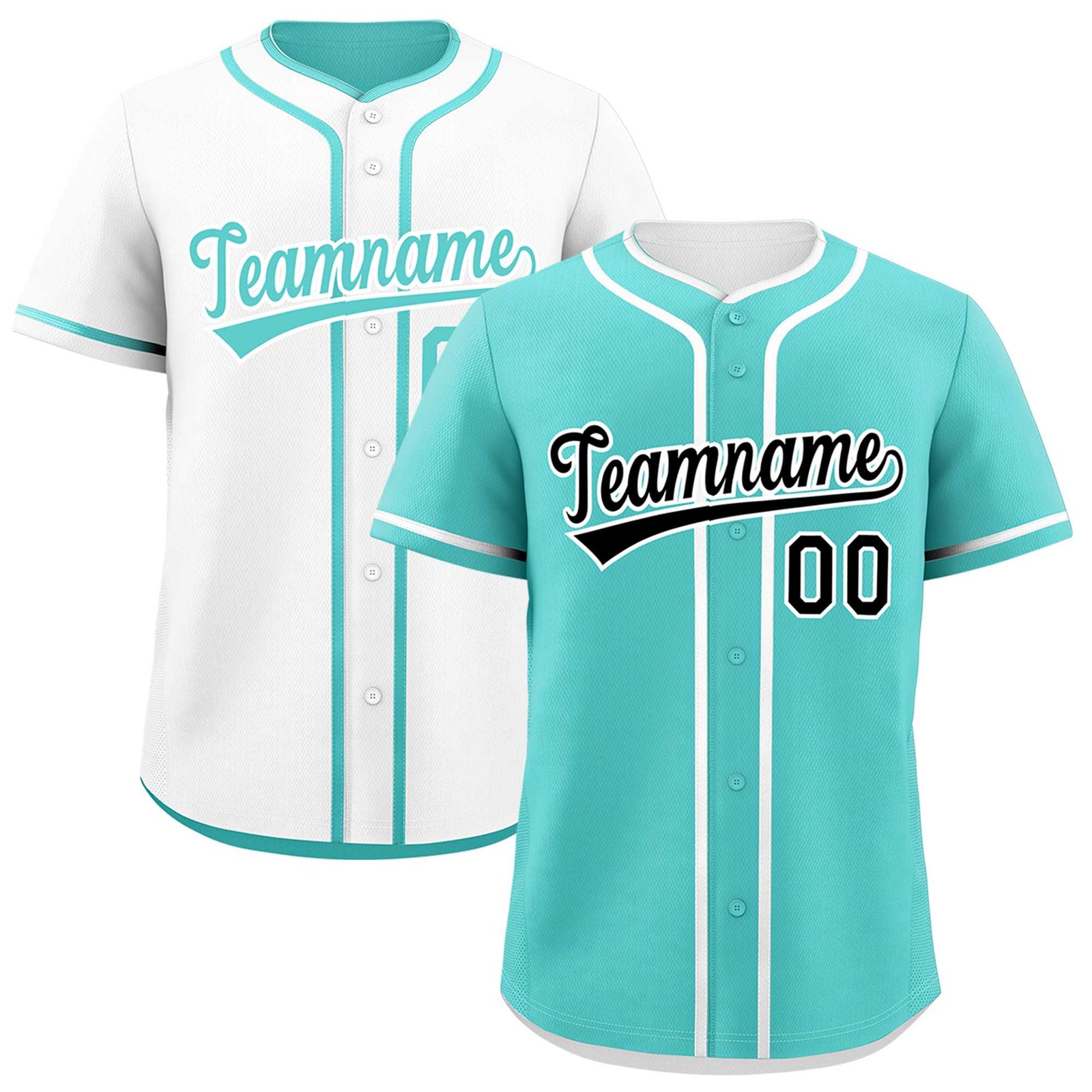 Custom Black White Reversible Classic Style Moisture-Wicking Baseball Jersey| KXKSHOP