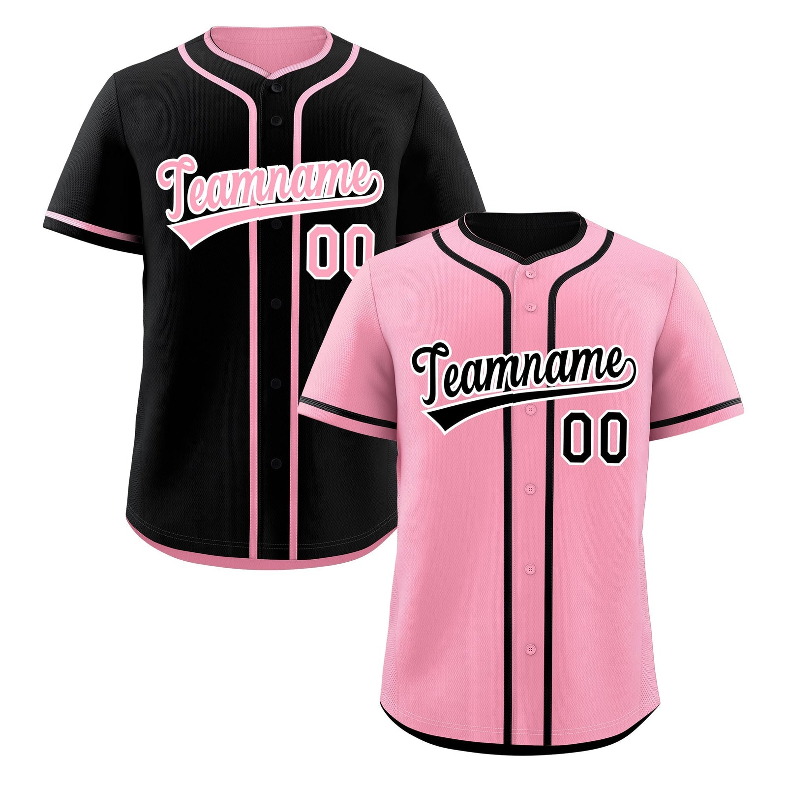Custom Black White Reversible Classic Style Lightweight Baseball Jersey| KXKSHOP