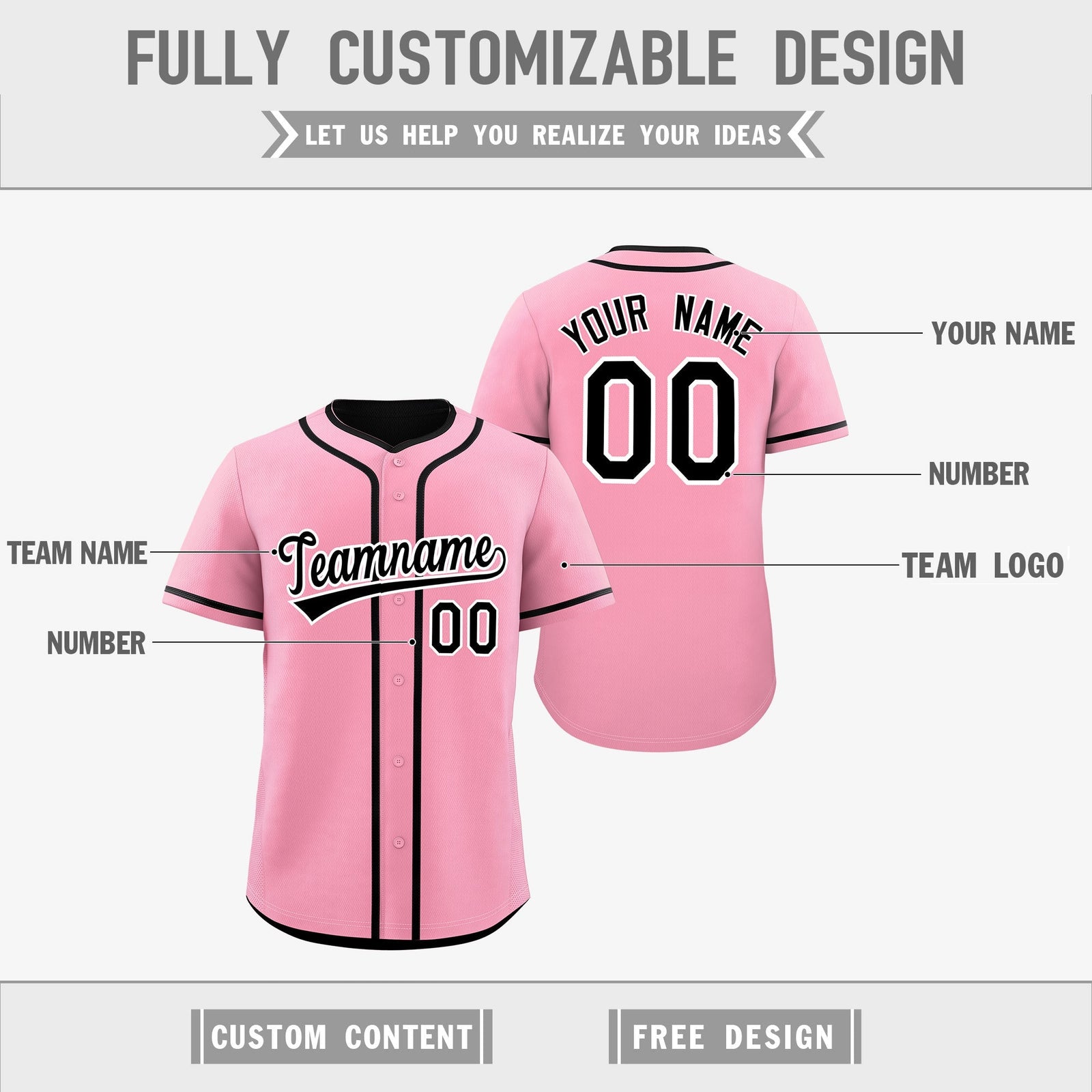 Custom Black White Reversible Classic Style Lightweight Baseball Jersey| KXKSHOP