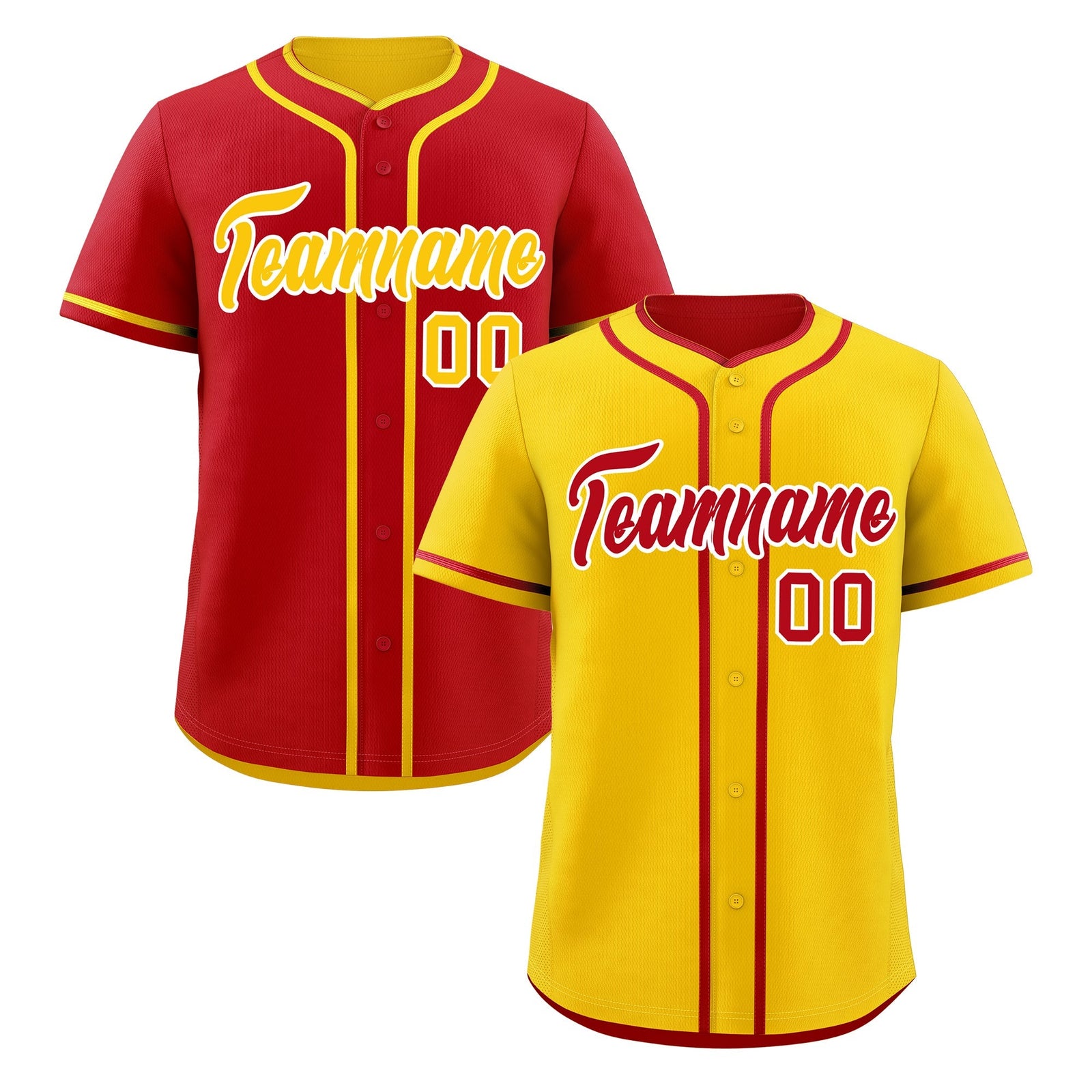 Custom Red White Reversible Classic Style Lightweight Baseball Jersey| KXKSHOP