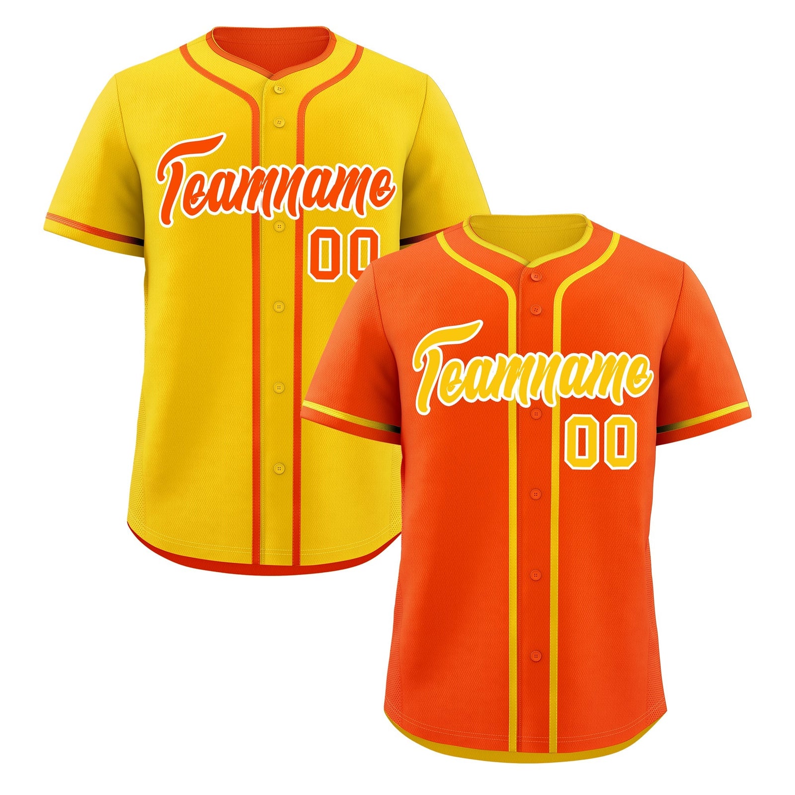 Custom Gold White Reversible Classic Style Moisture-Wicking Baseball Jersey| KXKSHOP