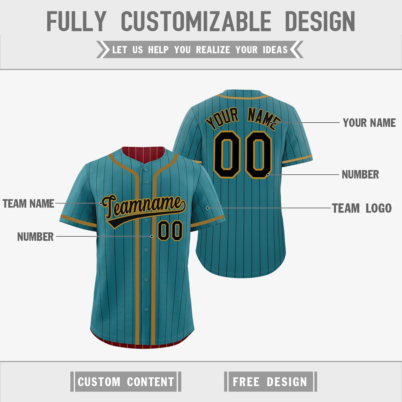 Custom Teal Crimson Reversible Gradient Fashion Breathable Baseball Jersey| KXKSHOP