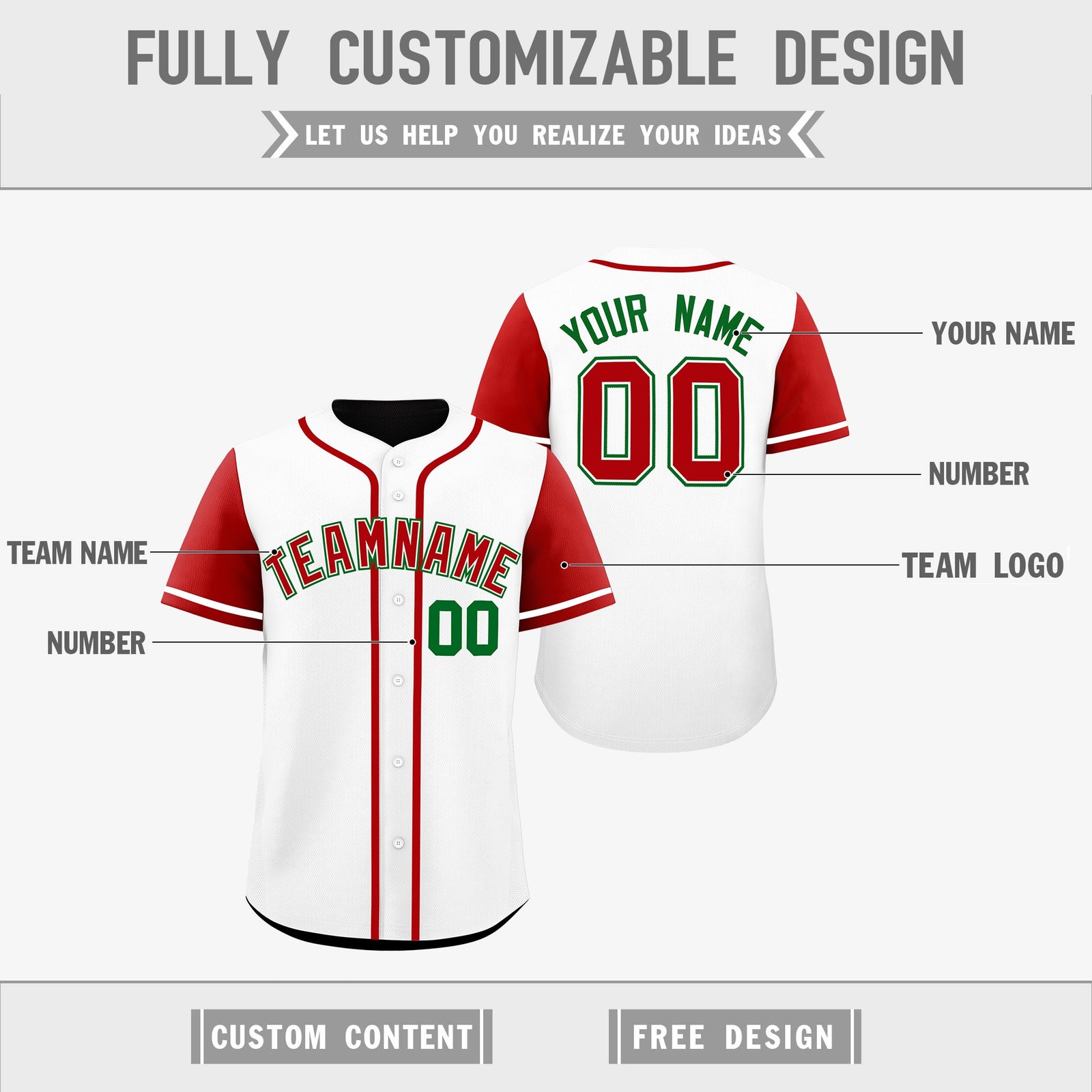 Custom Black White Reversible Raglan Sleeves Baseball Jersey| KXKSHOP