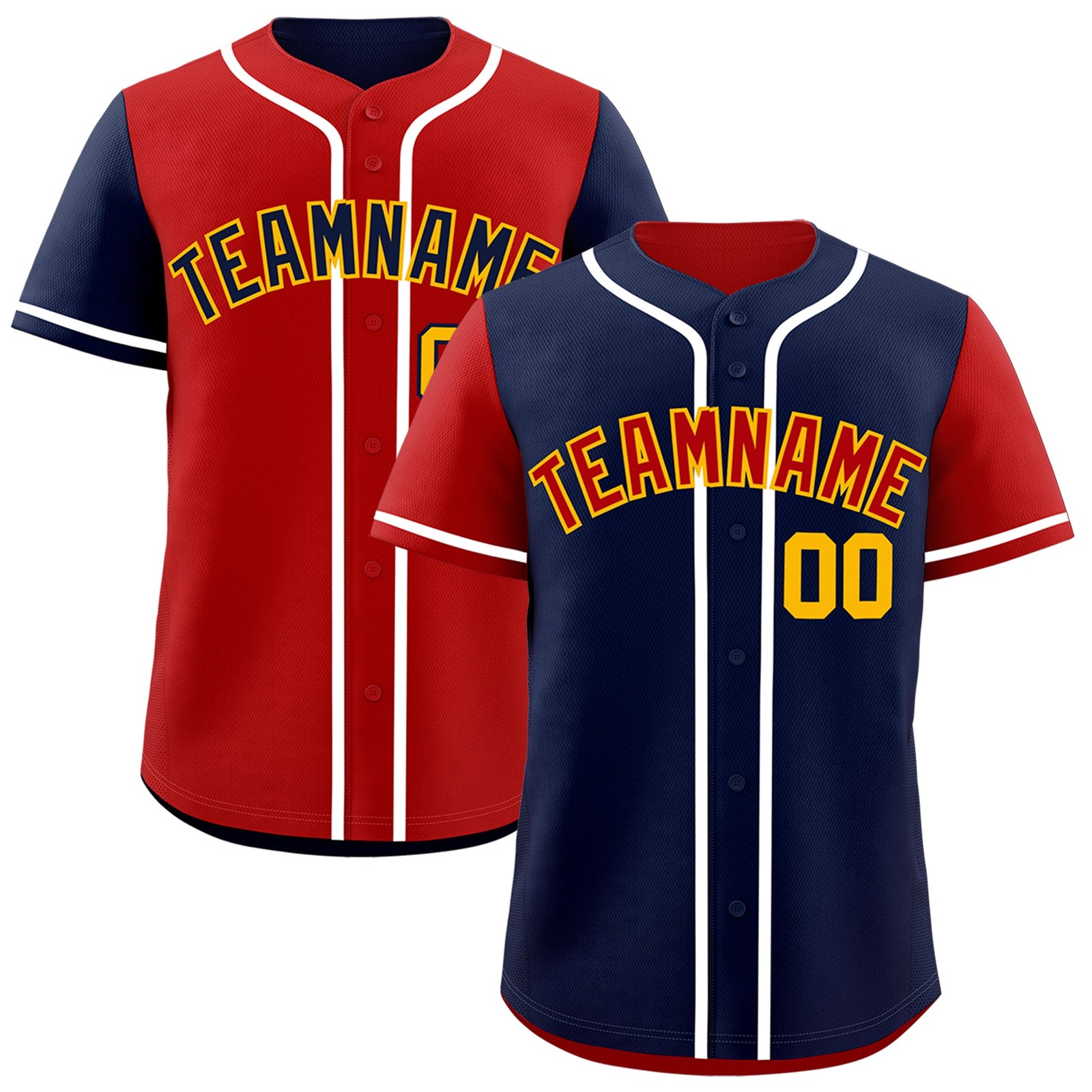 Custom Navy Cream Reversible Raglan Sleeves Baseball Jersey| KXKSHOP