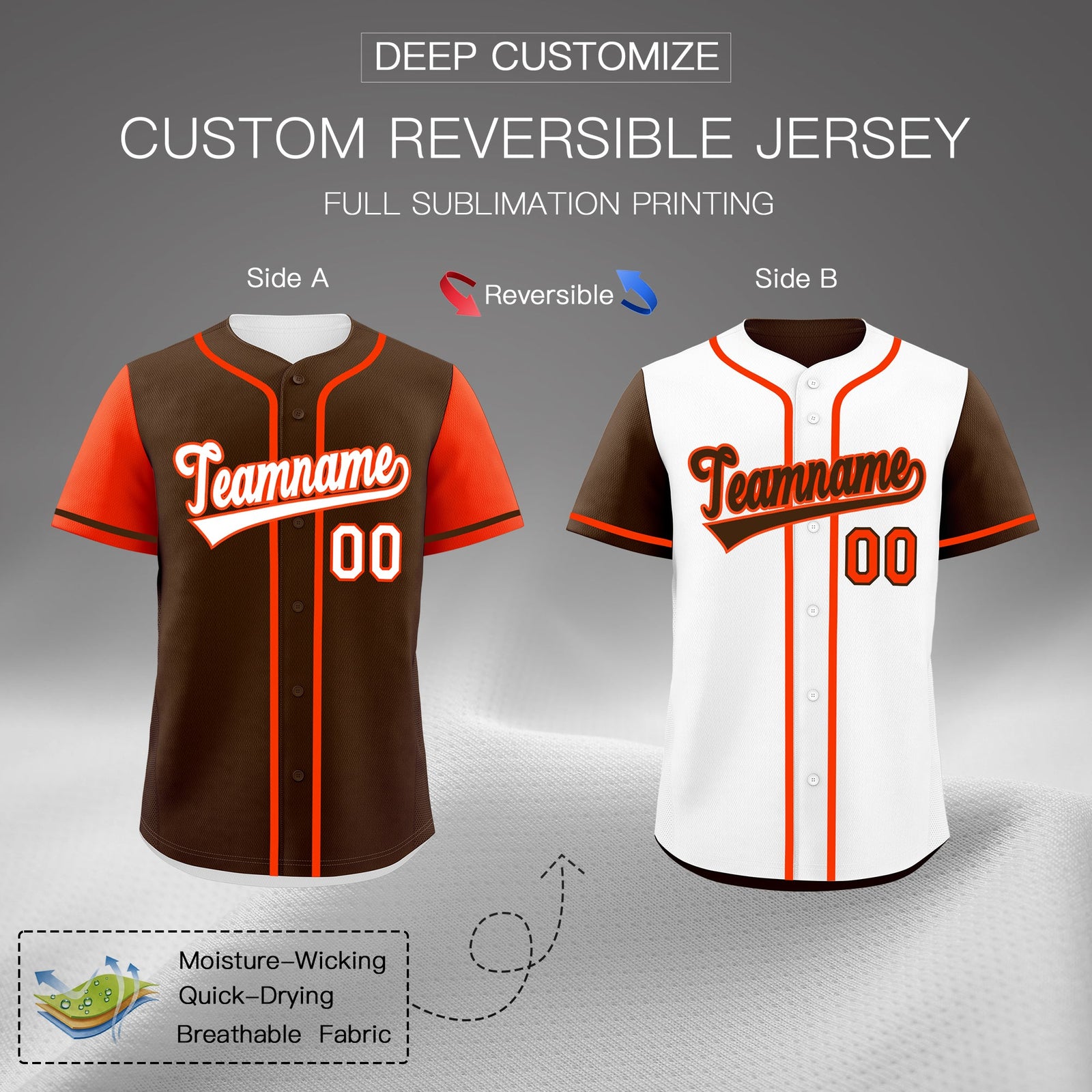 Custom White Navy Yellow Reversible Raglan Sleeves Baseball Jersey| KXKSHOP