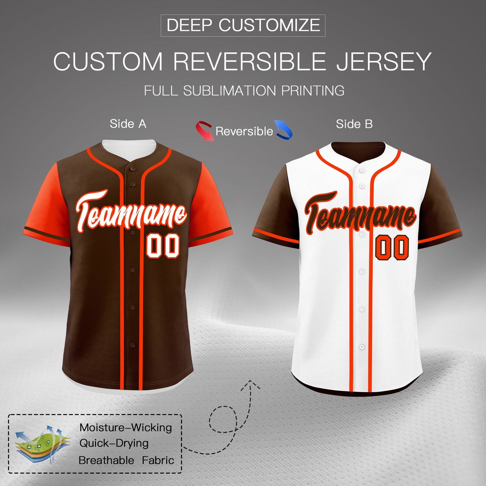 Custom White Navy Yellow Reversible Raglan Sleeves Baseball Jersey| KXKSHOP
