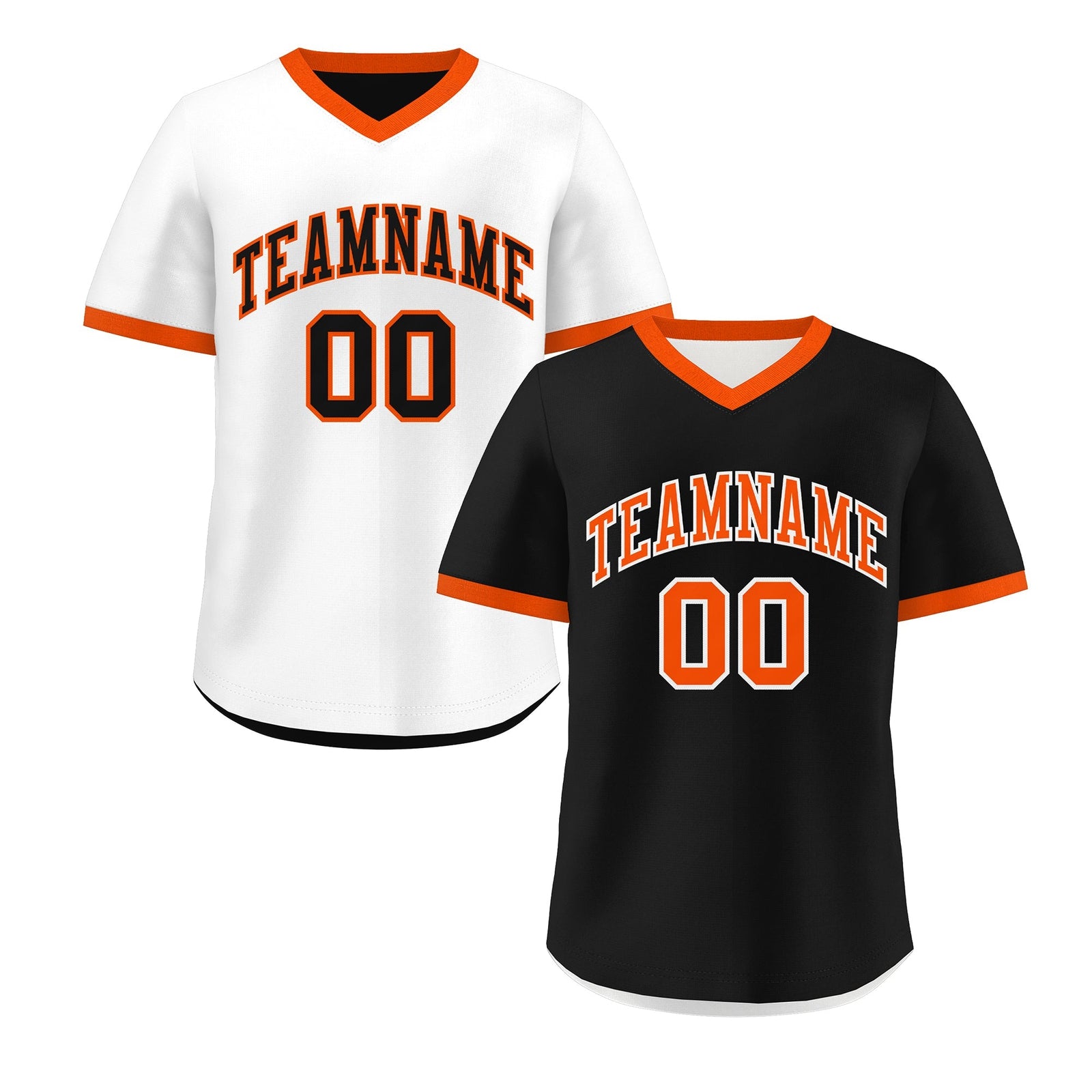 Custom Black White Reversible Classic Style Lightweight Baseball Jersey| KXKSHOP