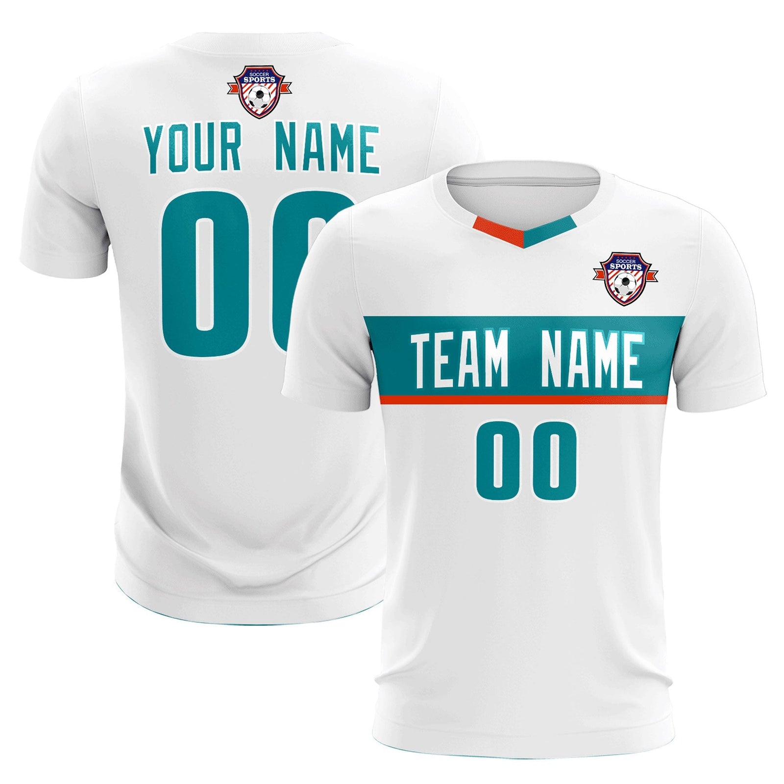 Custom White Classic Sports Sets Soccer Shirt Jersey