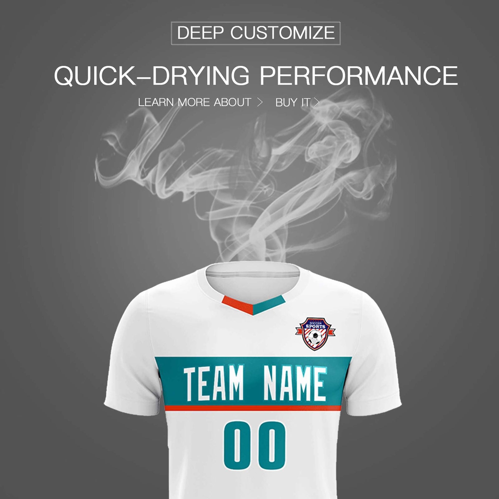 Custom White Classic Sports Sets Soccer Shirt Jersey