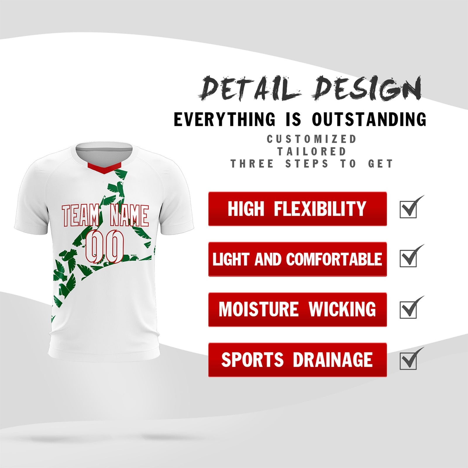 Custom White Kelly Green Mexico Eagle World Cup Inspired Drapable Graffiti Pattern Soccer Sets Jersey