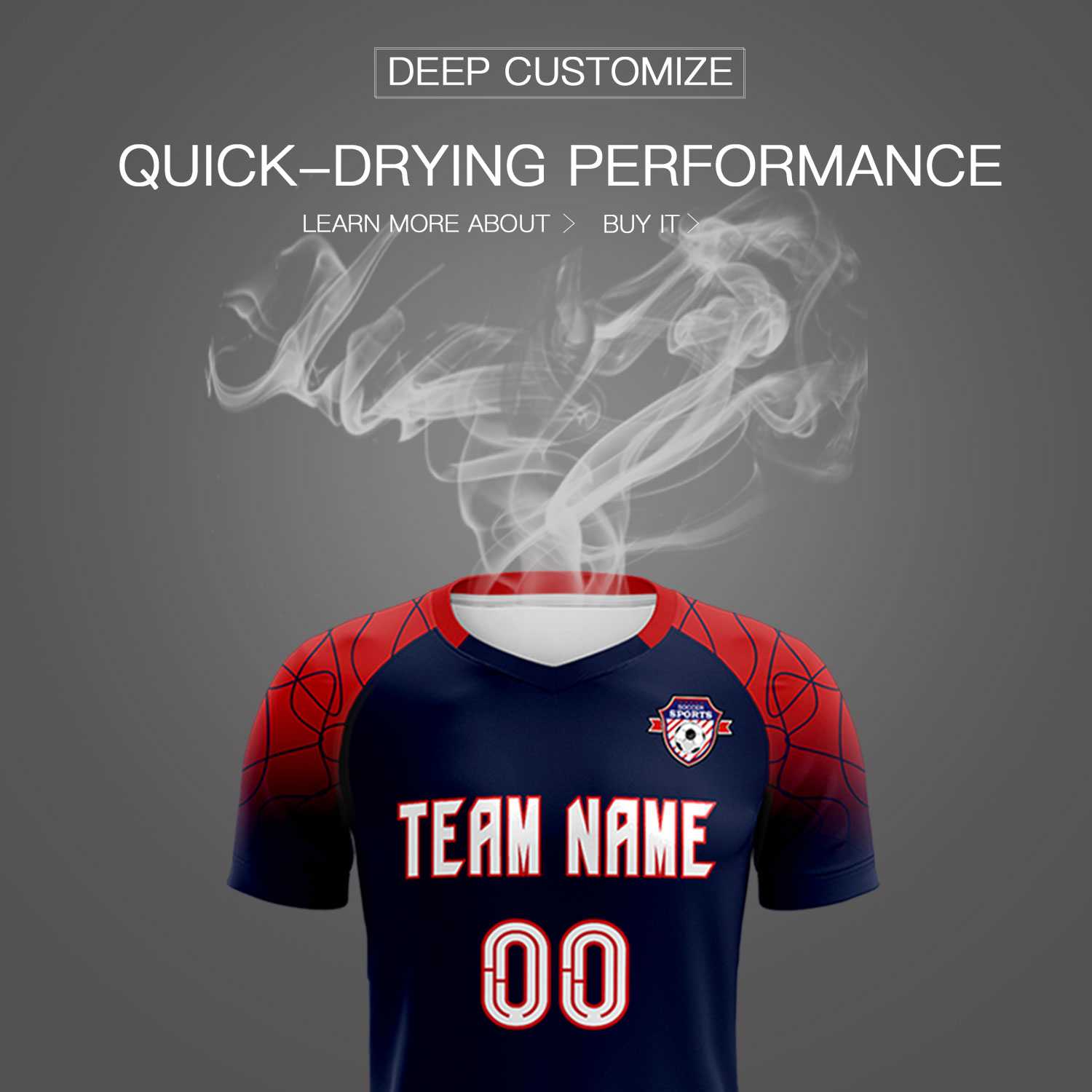 Custom Navy Classic Soccer Training Sets Jersey For Adults/Kids