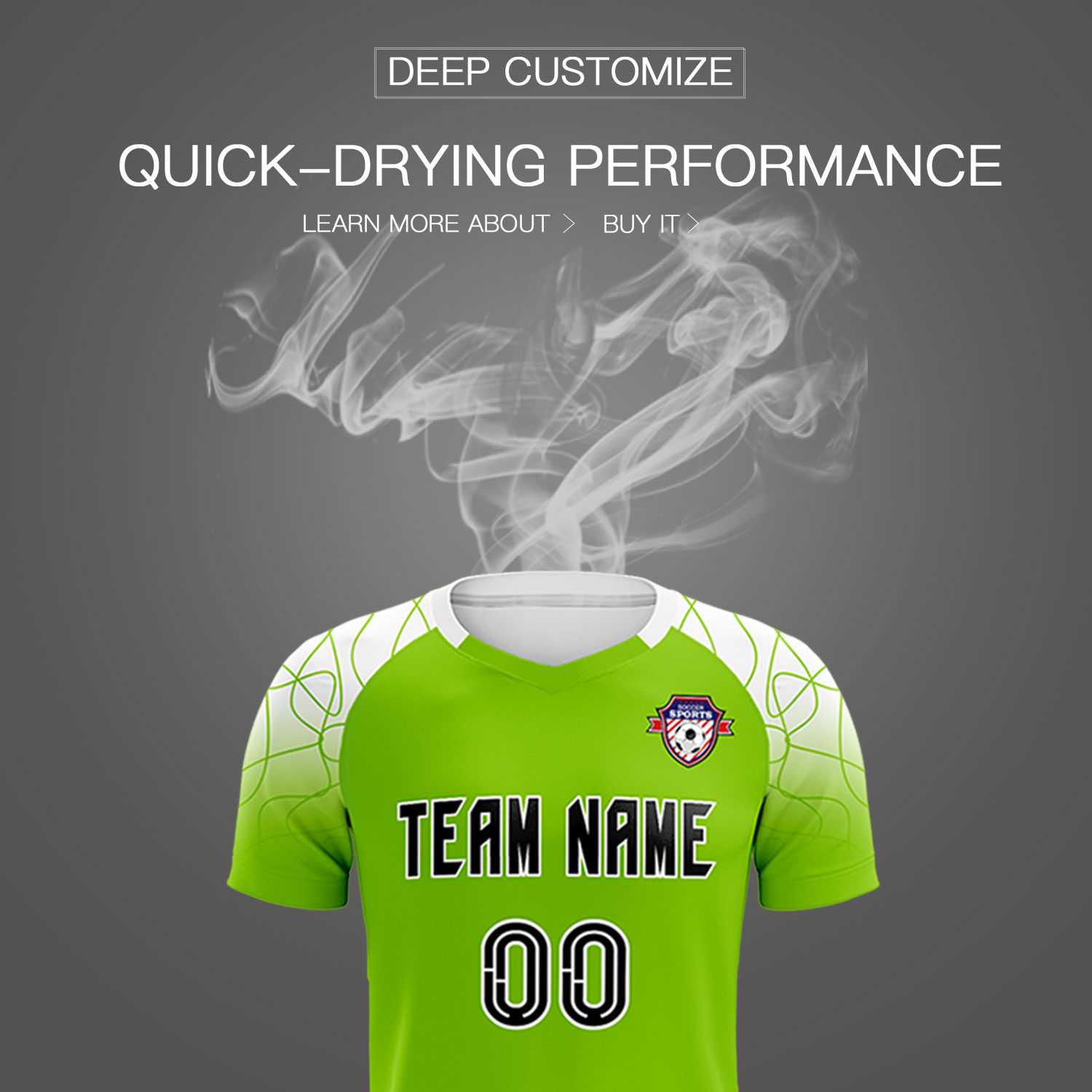 Custom Green Classic Soccer Training Sets Jersey For Adults/Kids