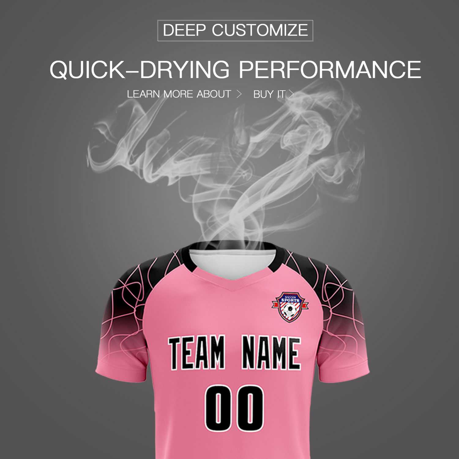 Custom Light Pink Classic Soccer Training Sets Jersey For Adults/Kids