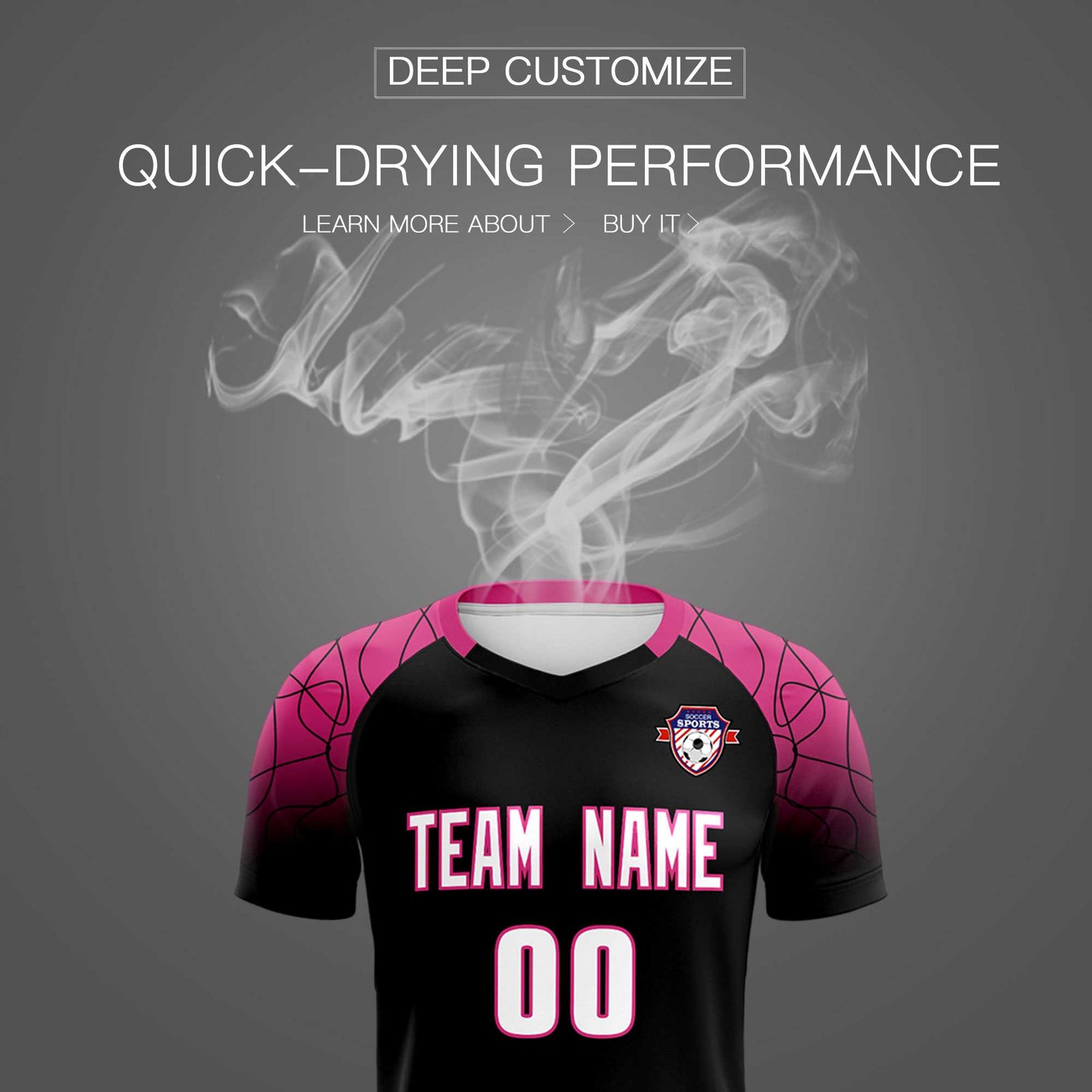 Custom Black Classic Soccer Training Sets Jersey For Adults/Kids