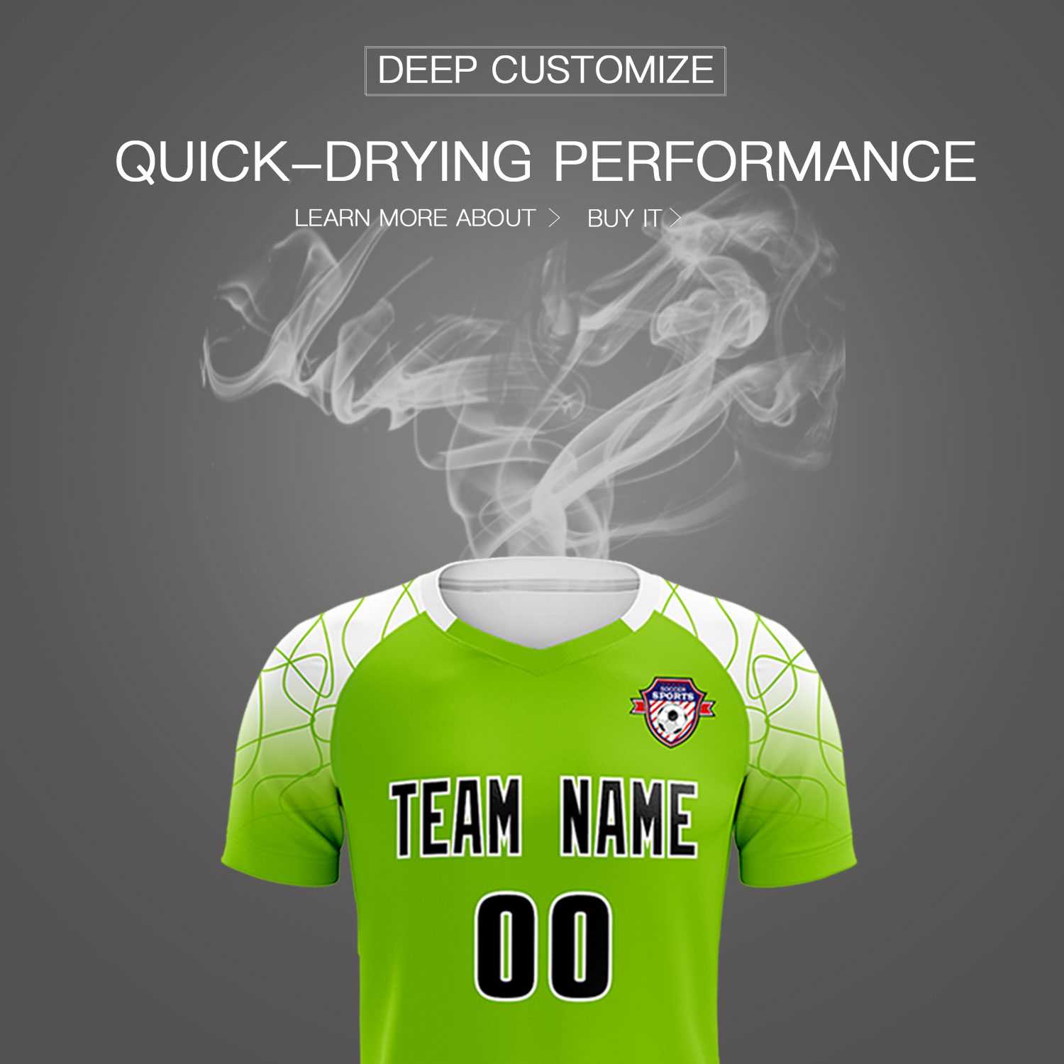 Custom Green Classic Soccer Training Sets Jersey For Adults/Kids