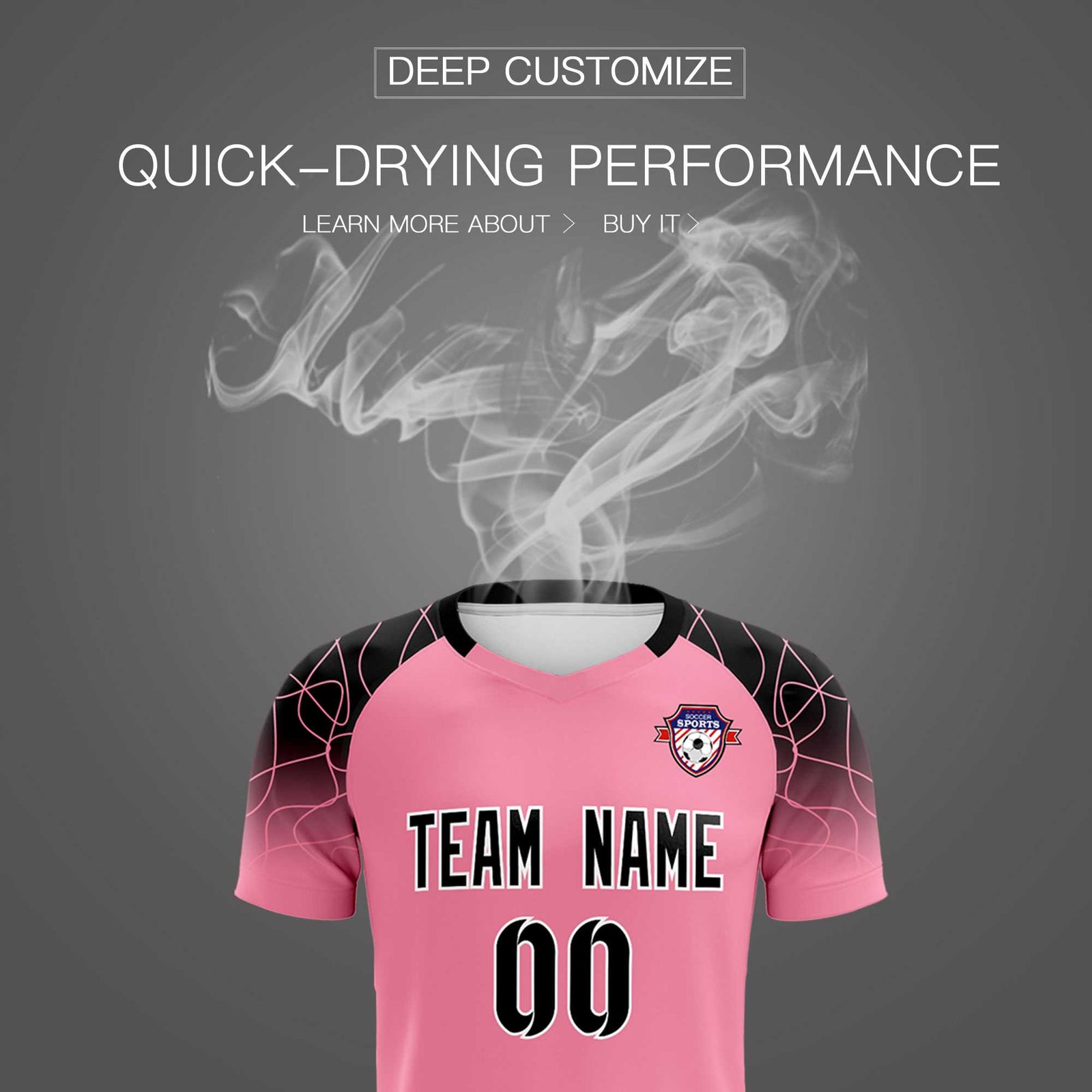 Custom Light Pink Classic Soccer Training Sets Jersey For Adults/Kids