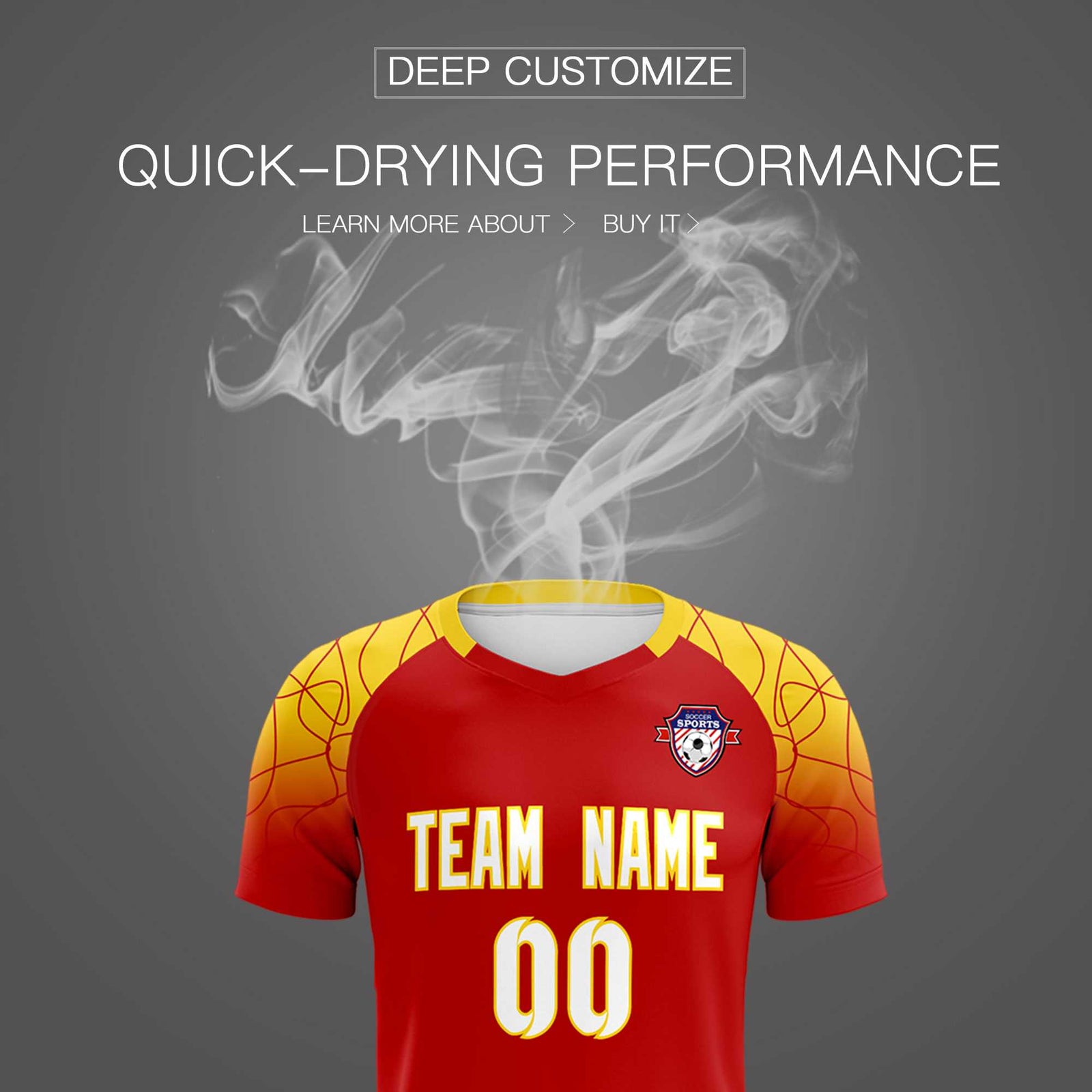 Custom Red Classic Soccer Training Sets Jersey For Adults/Kids