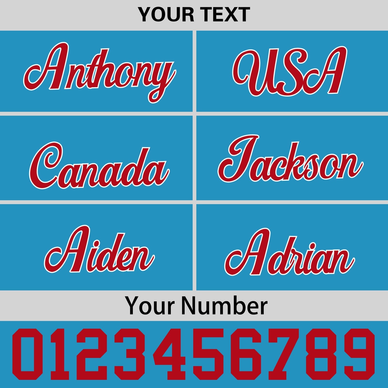 Custom Light Blue 3D Puff Embroidery Flat Embroidery Casual Sport Baseball Cap